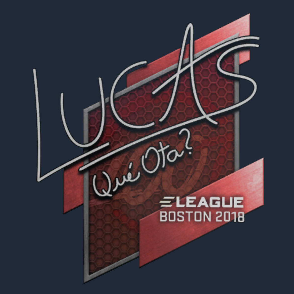 Sticker | LUCAS1 | Boston 2018 Screenshot