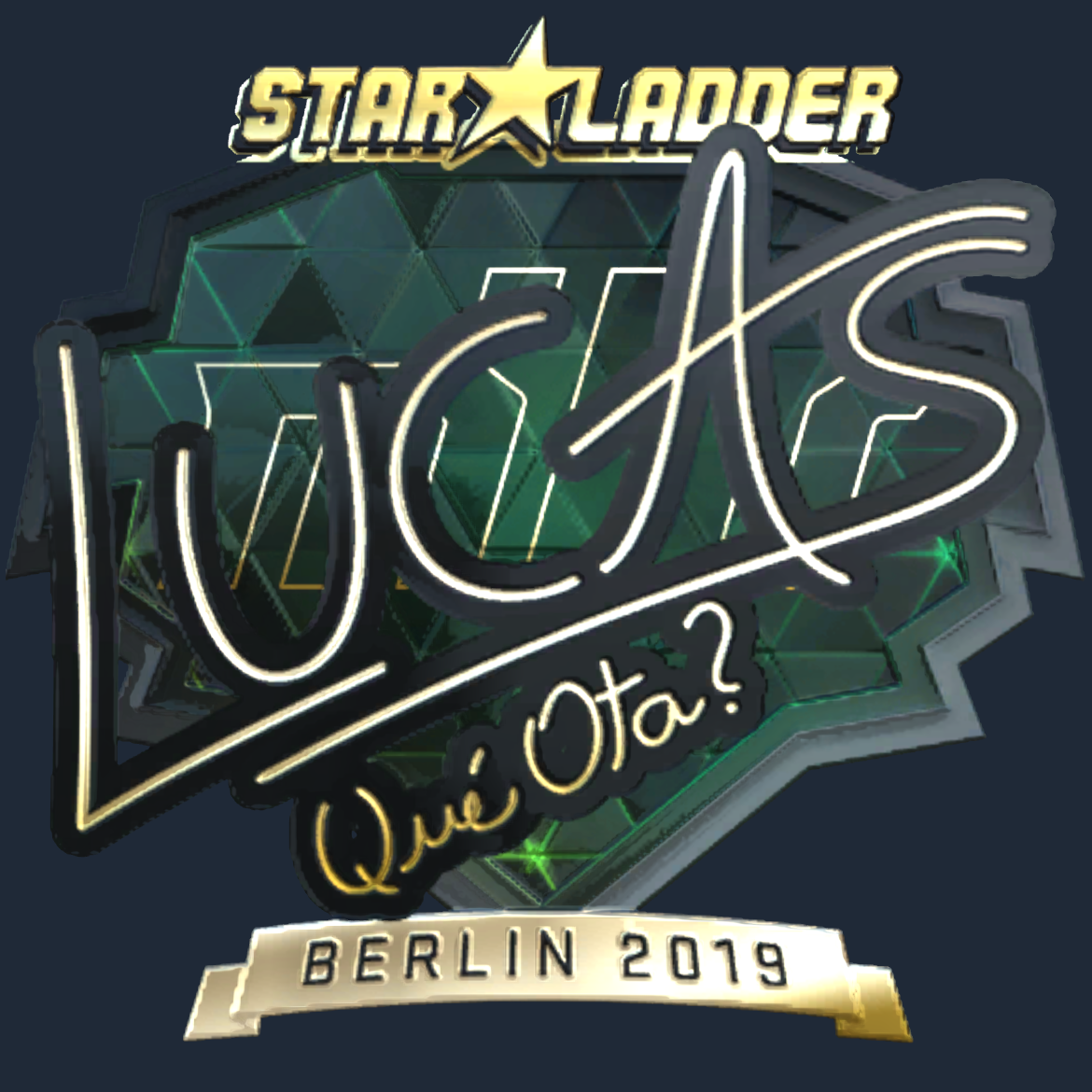 Sticker | LUCAS1 (Gold) | Berlin 2019 Screenshot