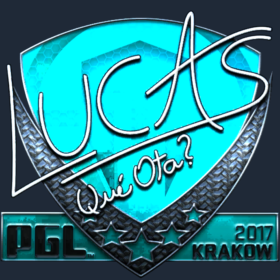 Sticker | LUCAS1 (Foil) | Krakow 2017 Screenshot