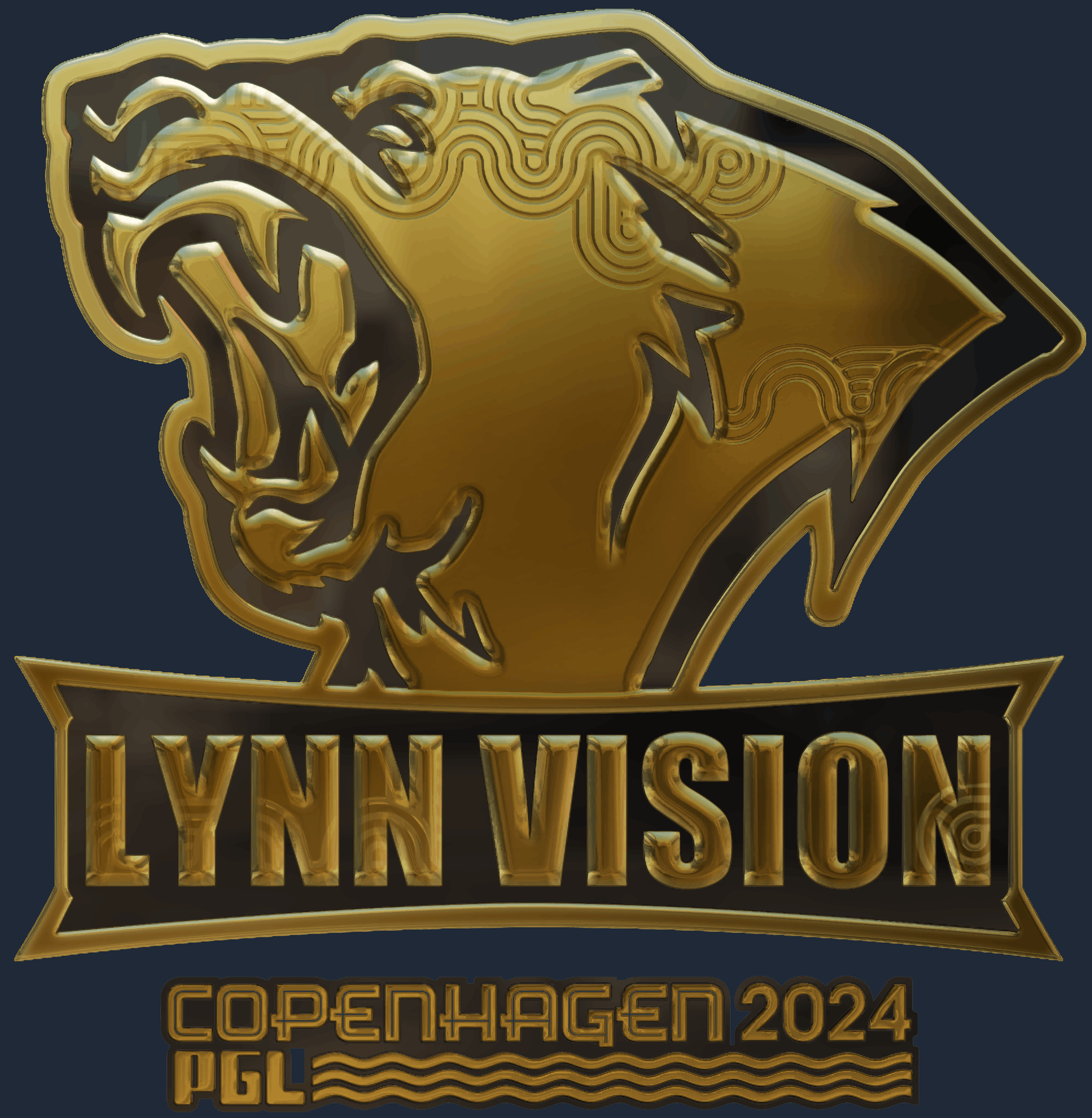 Sticker | Lynn Vision (Gold) | Copenhagen 2024 Screenshot