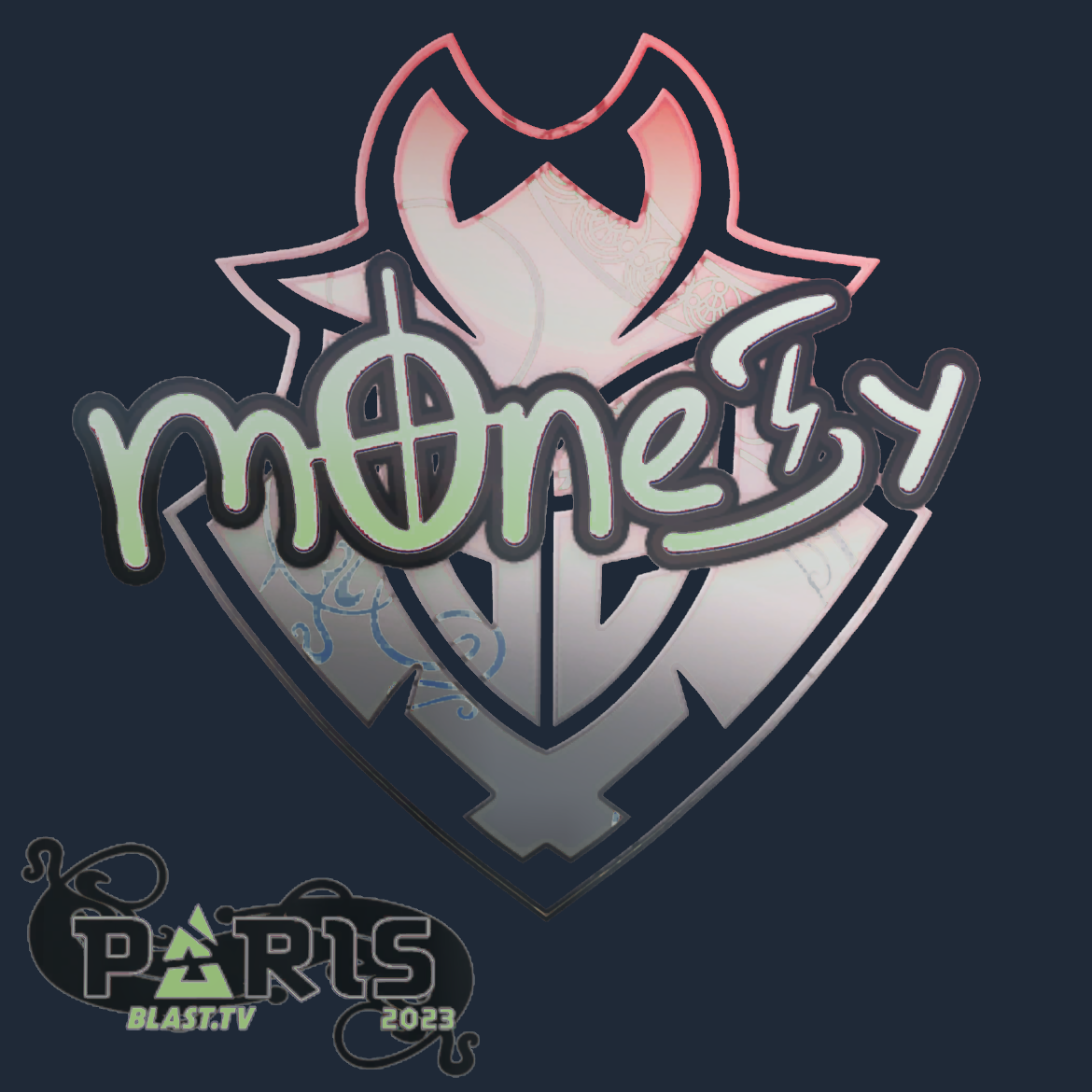 Sticker | m0NESY (Holo) | Paris 2023 Screenshot