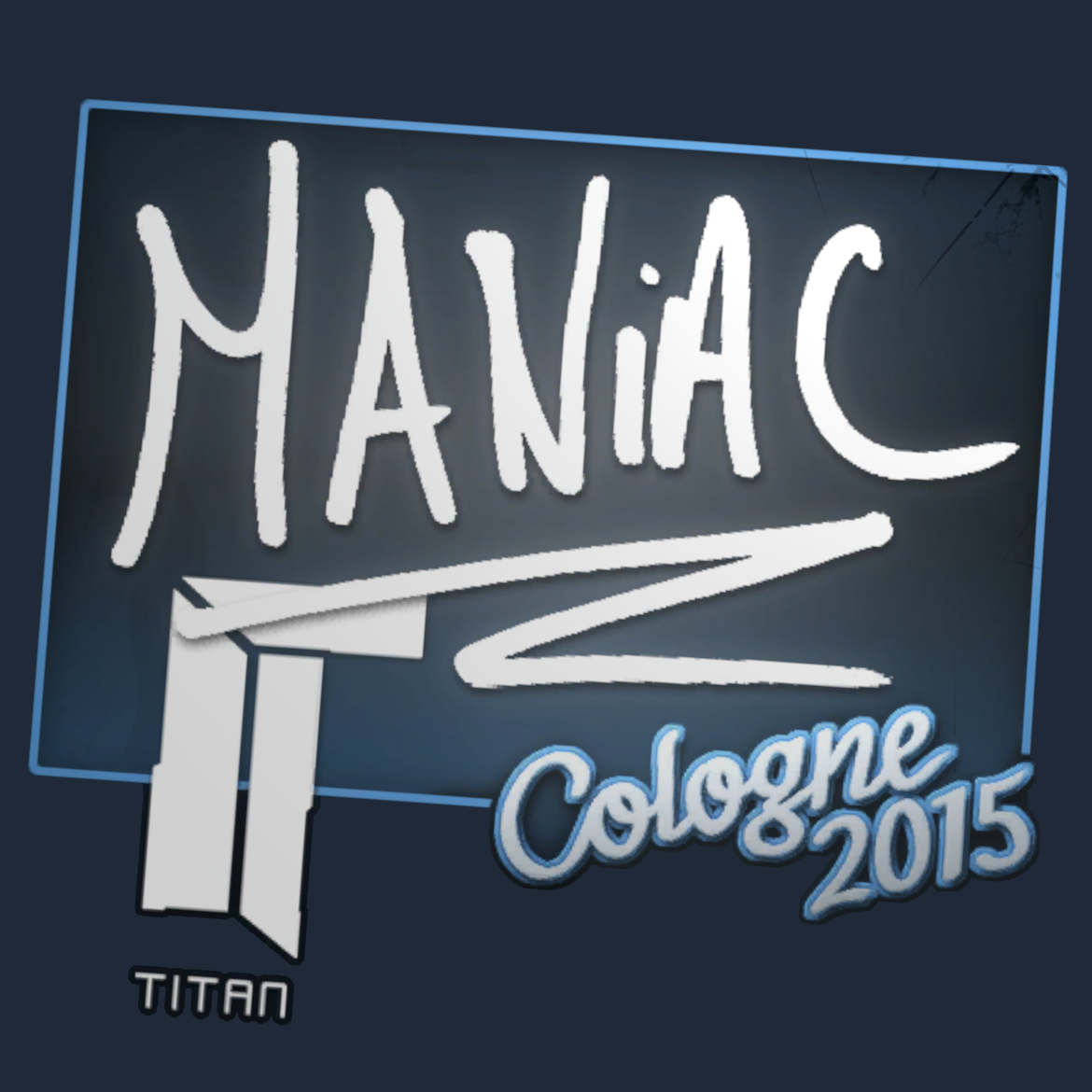 Sticker | Maniac | Cologne 2015 Screenshot