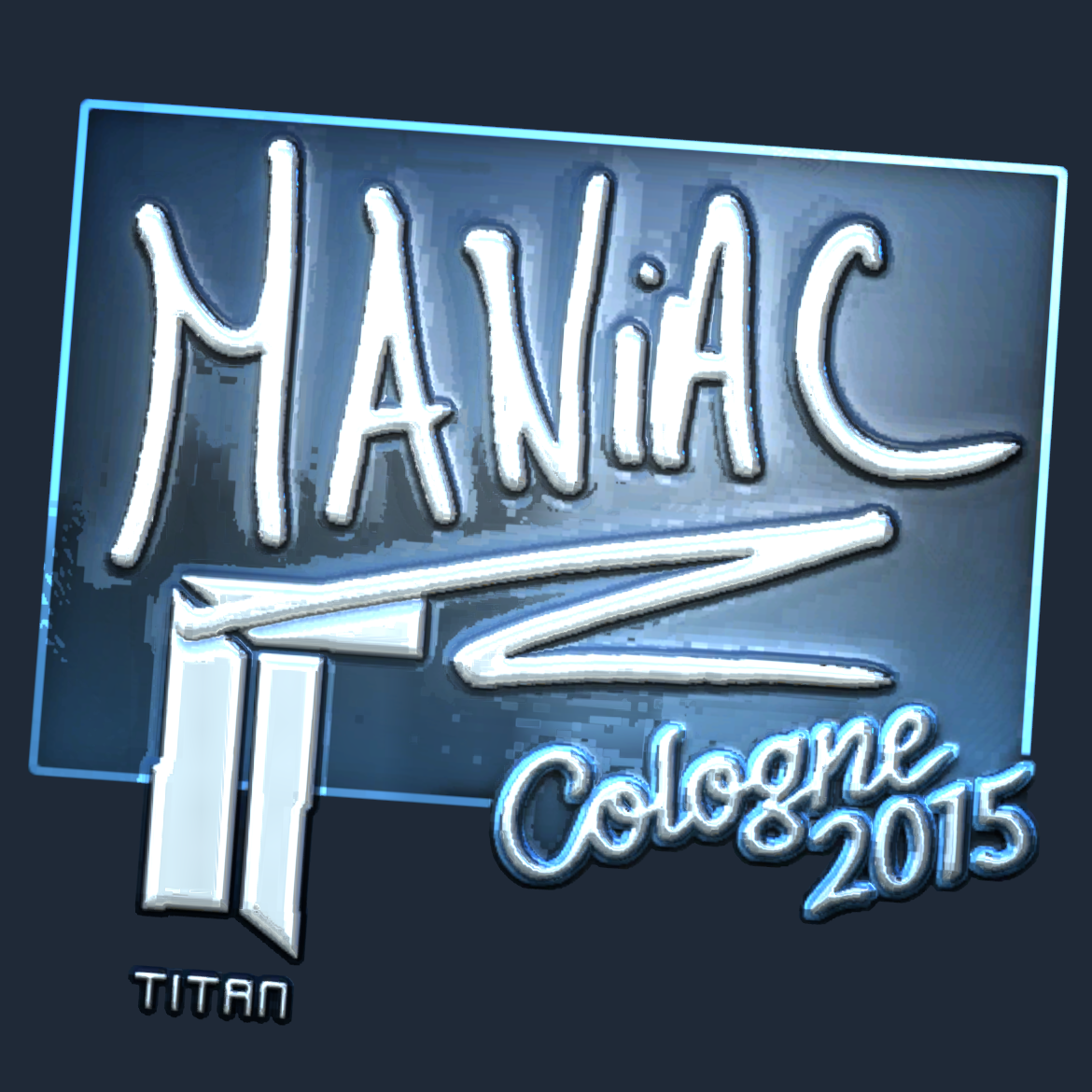 Sticker | Maniac (Foil) | Cologne 2015 Screenshot