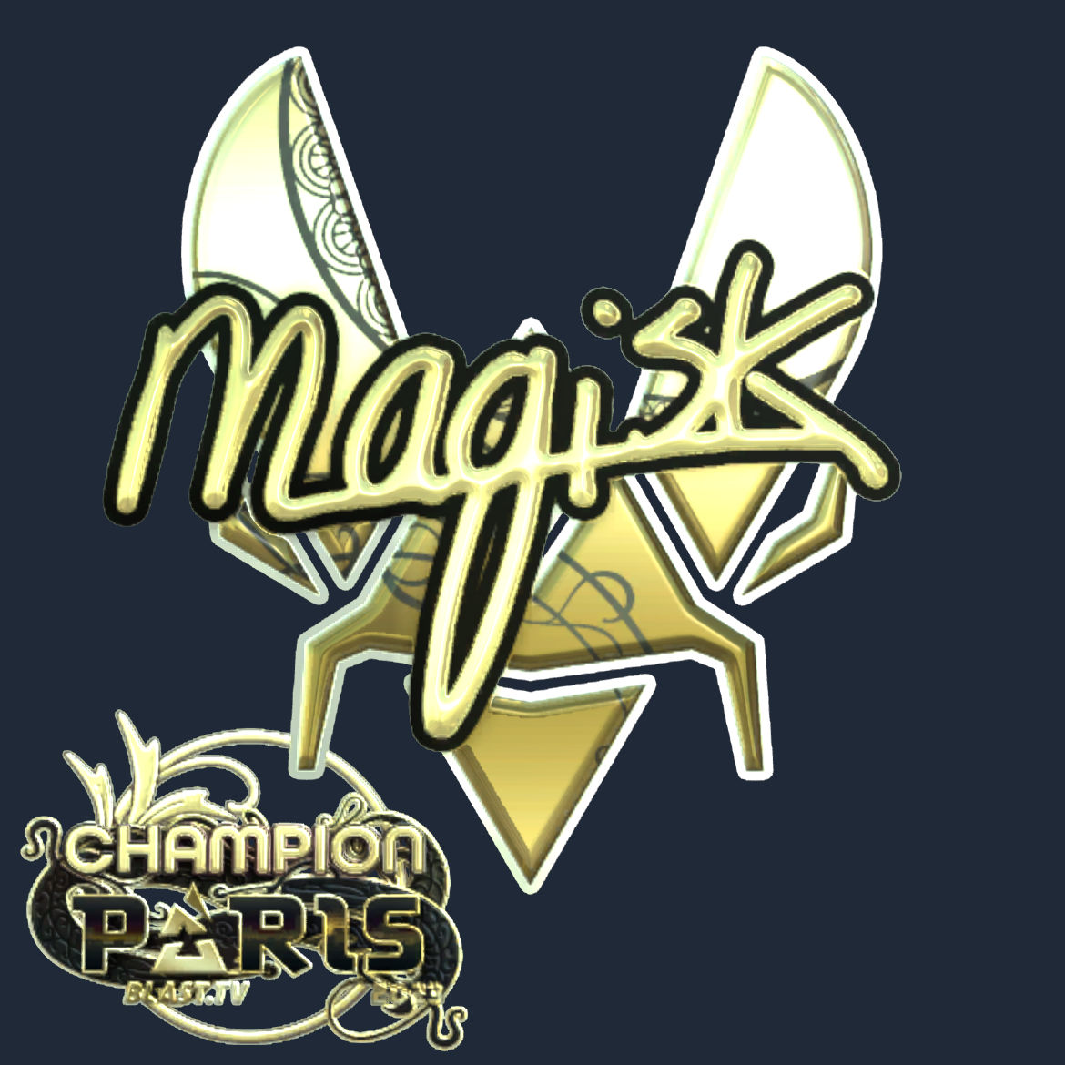 Sticker | Magisk (Gold, Champion) | Paris 2023 Screenshot