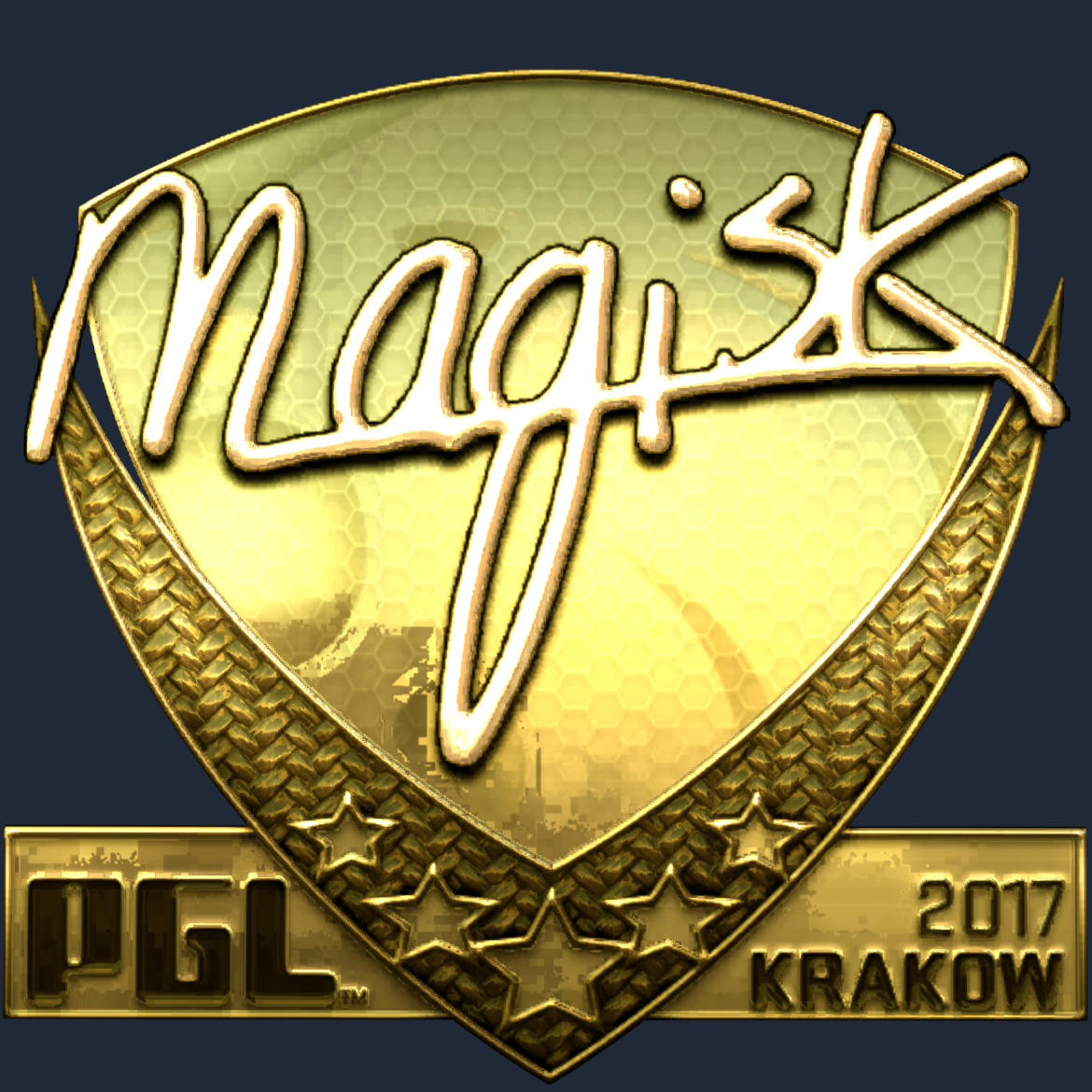 Sticker | Magisk (Gold) | Krakow 2017 Screenshot