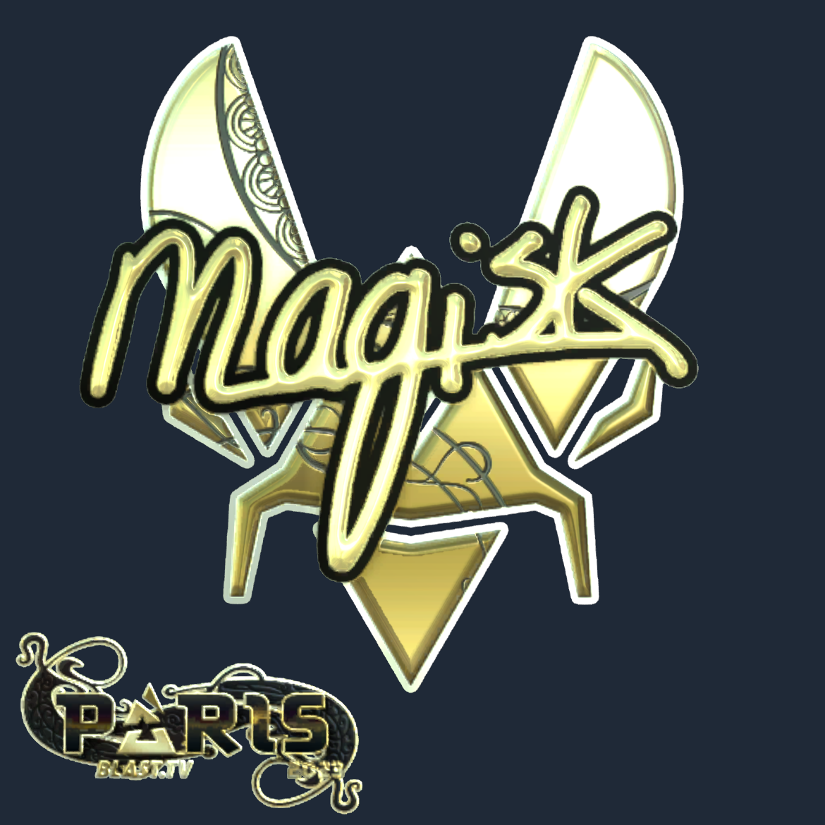 Sticker | Magisk (Gold) | Paris 2023 Screenshot