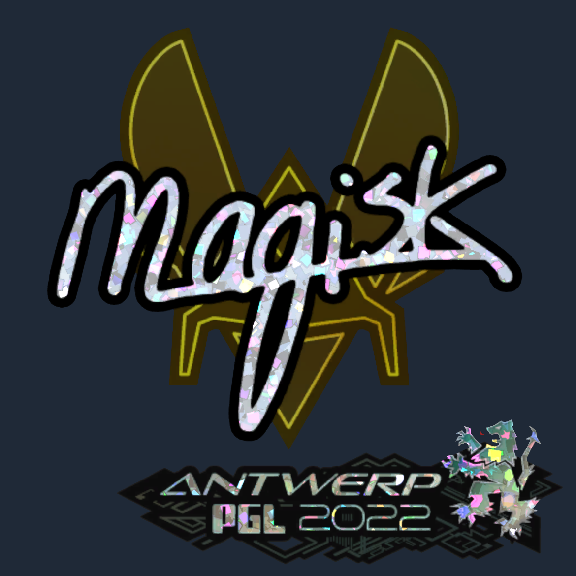 Sticker | Magisk (Glitter) | Antwerp 2022 Screenshot