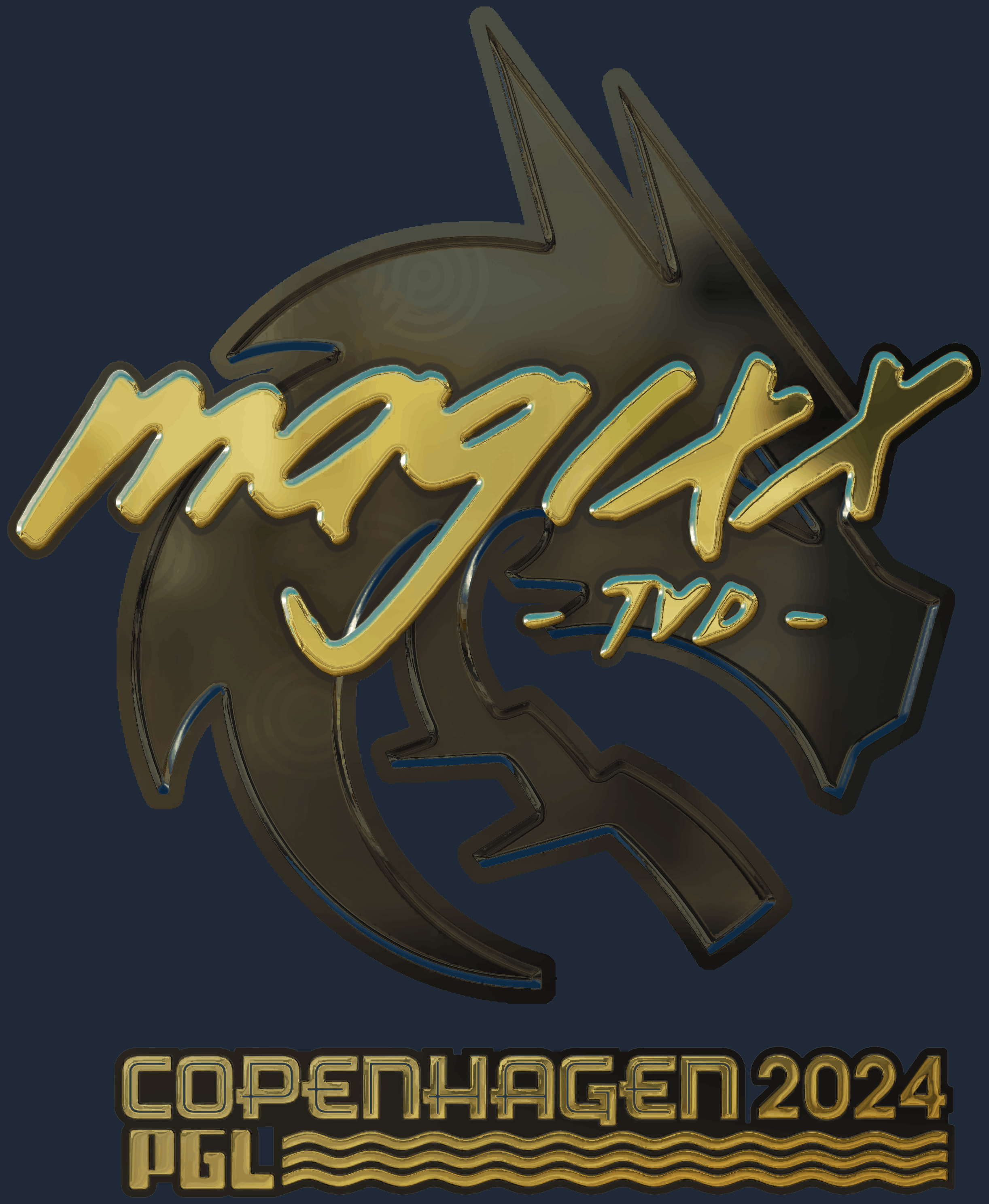 Sticker | magixx (Gold) | Copenhagen 2024 Screenshot