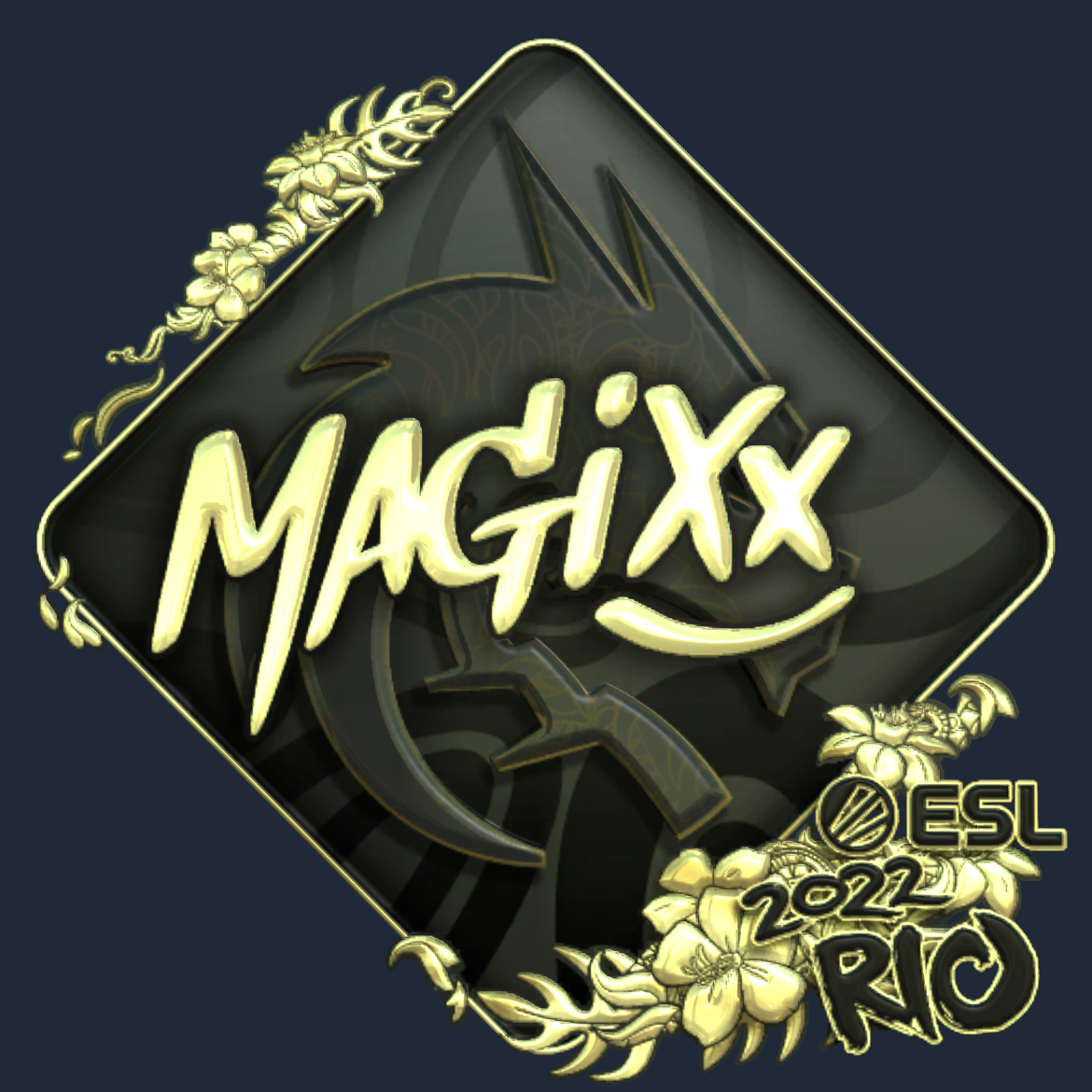 Sticker | magixx (Gold) | Rio 2022 Screenshot