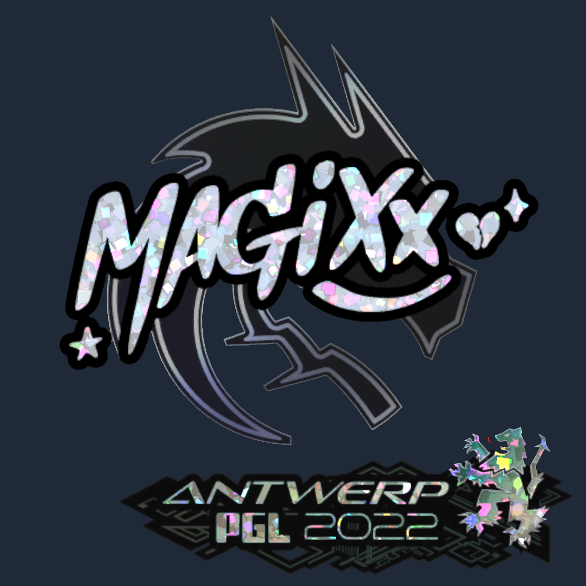 Sticker | magixx (Glitter) | Antwerp 2022 Screenshot