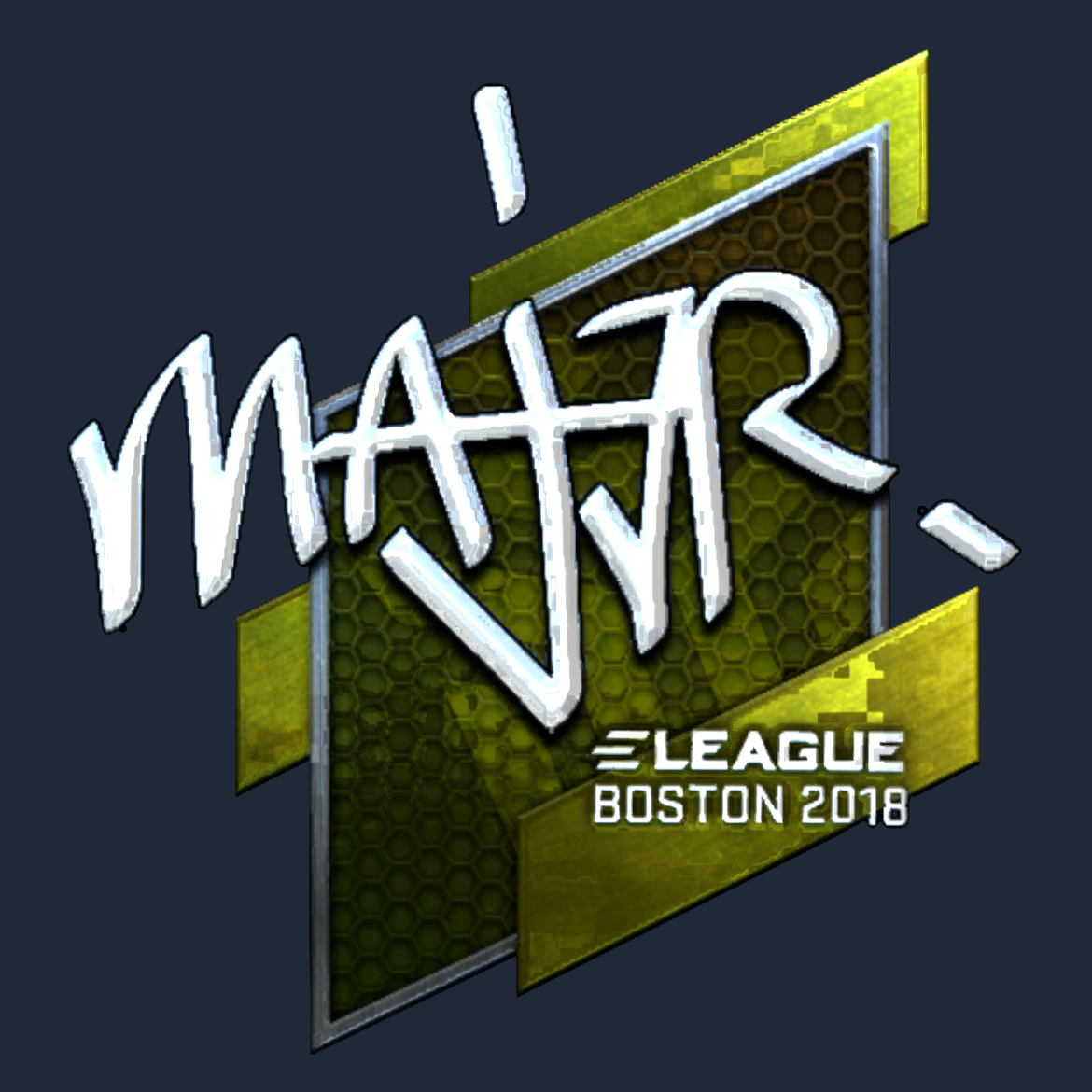 Sticker | MAJ3R (Foil) | Boston 2018 Screenshot
