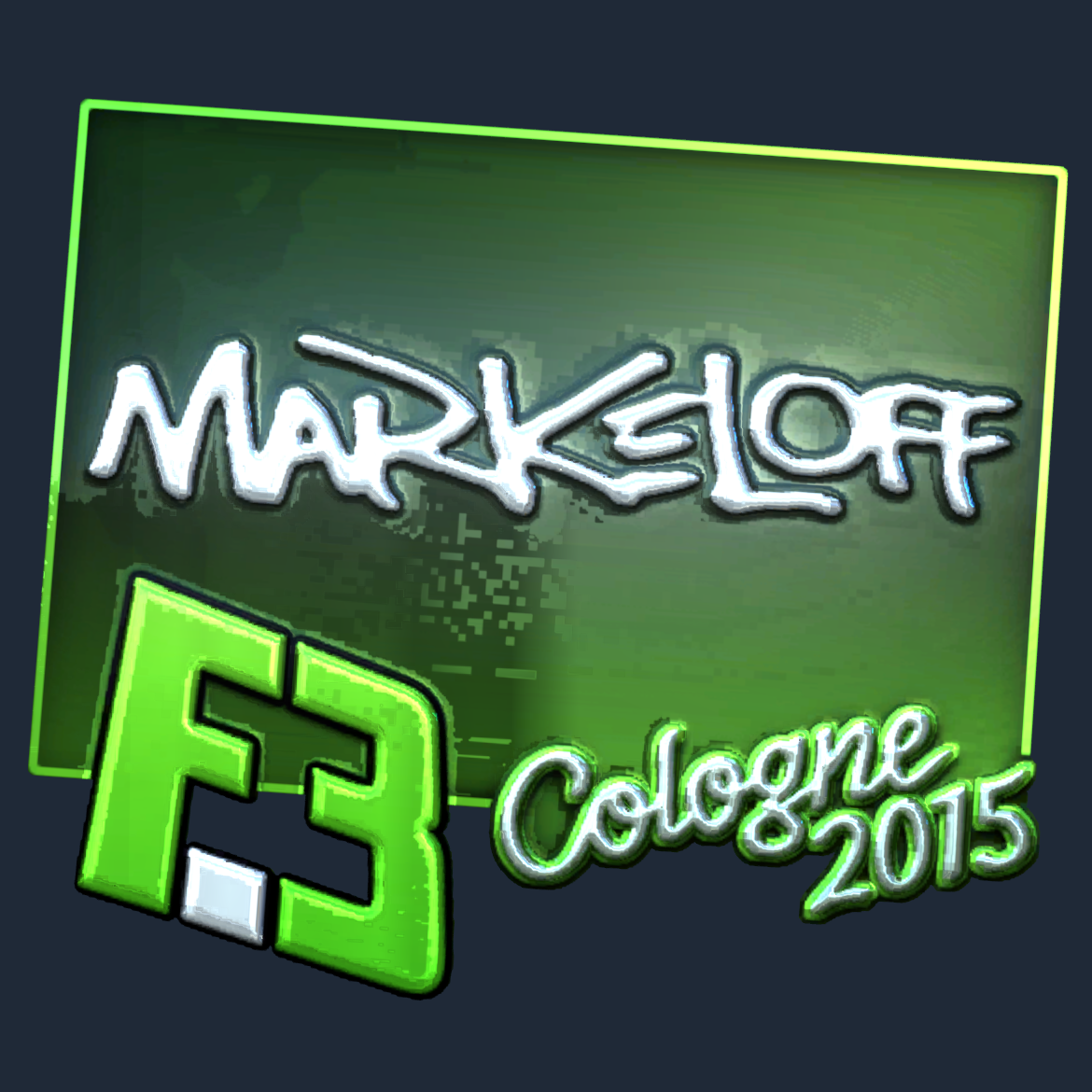 Sticker | markeloff (Foil) | Cologne 2015 Screenshot