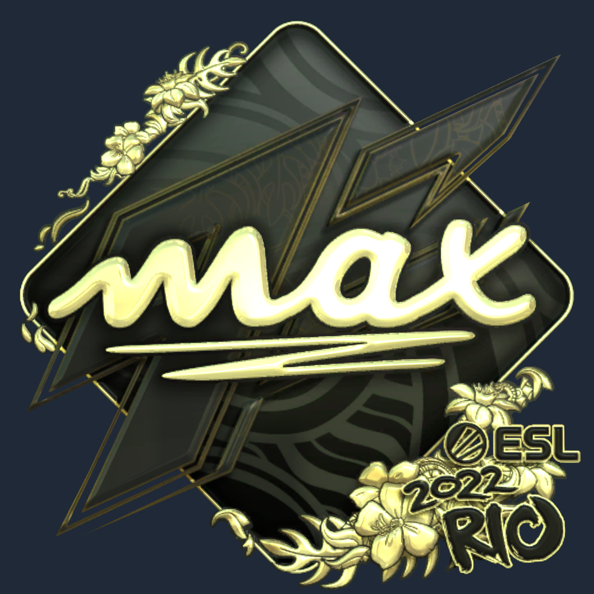 Sticker | max (Gold) | Rio 2022 Screenshot