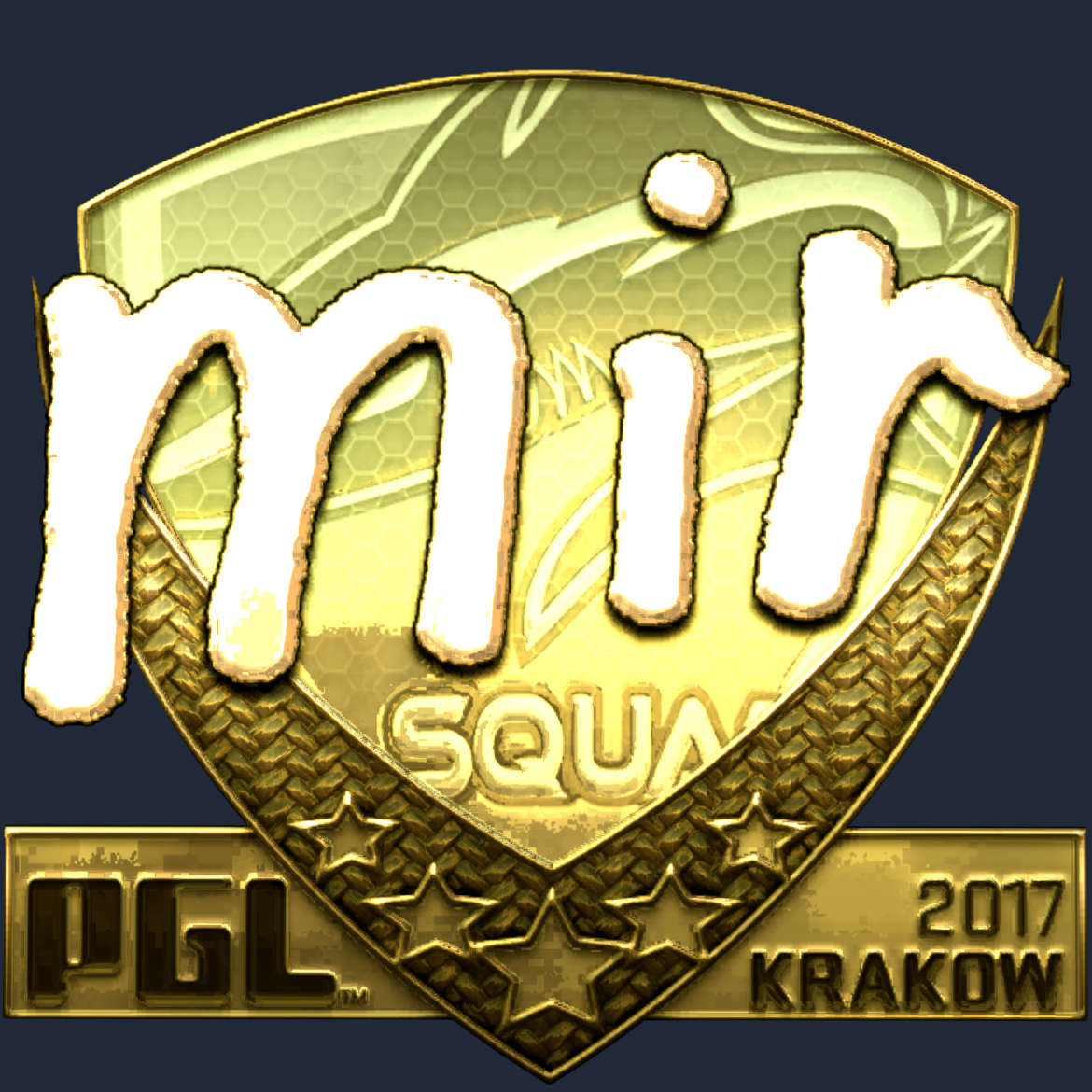 Sticker | mir (Gold) | Krakow 2017 Screenshot