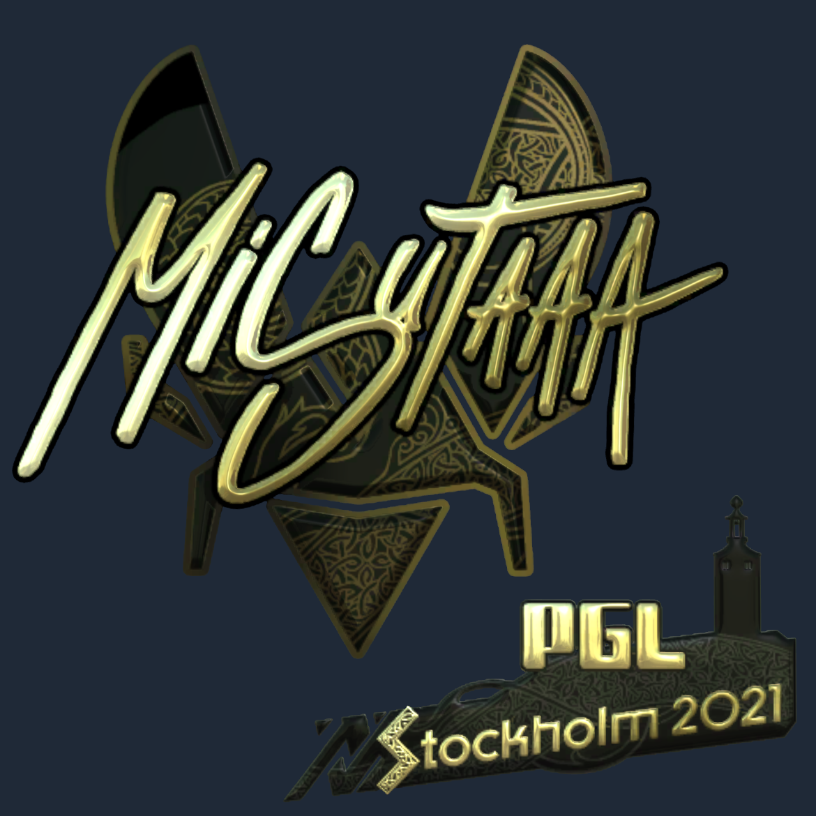 Sticker | misutaaa (Gold) | Stockholm 2021 Screenshot