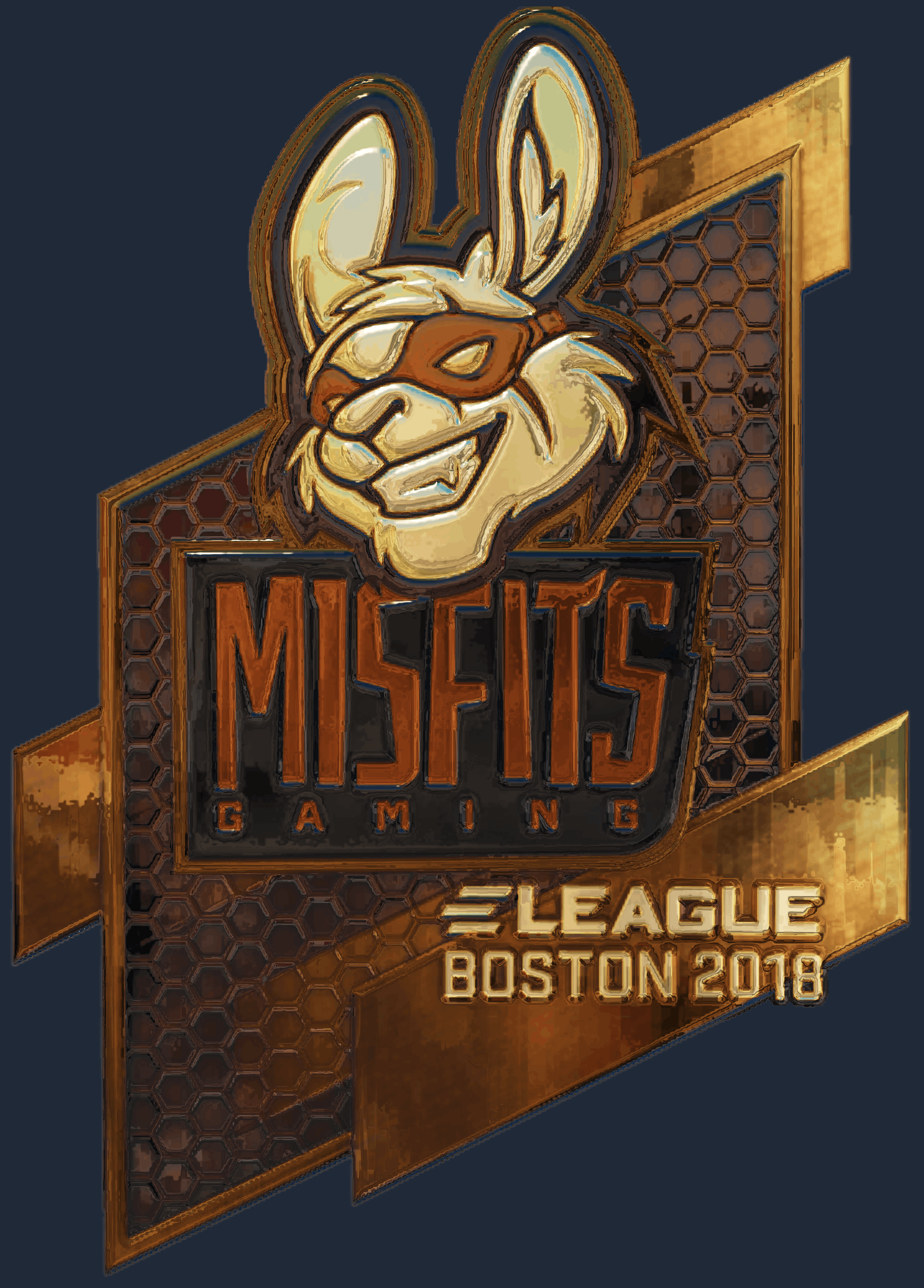 Sticker | Misfits Gaming (Gold) | Boston 2018 Screenshot