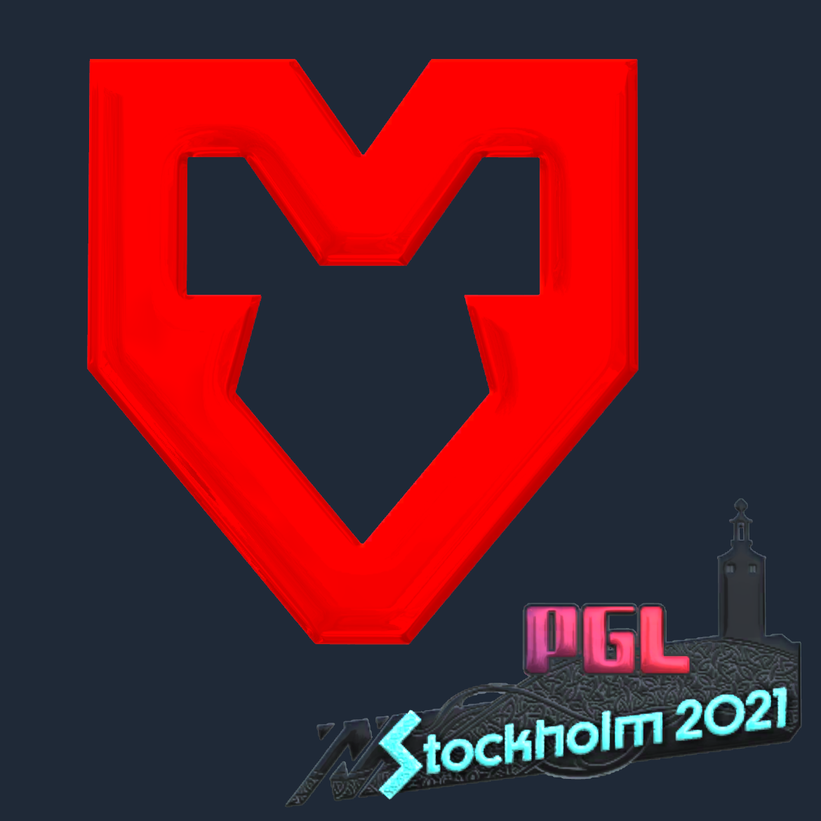 Sticker | MOUZ (Foil) | Stockholm 2021 Screenshot