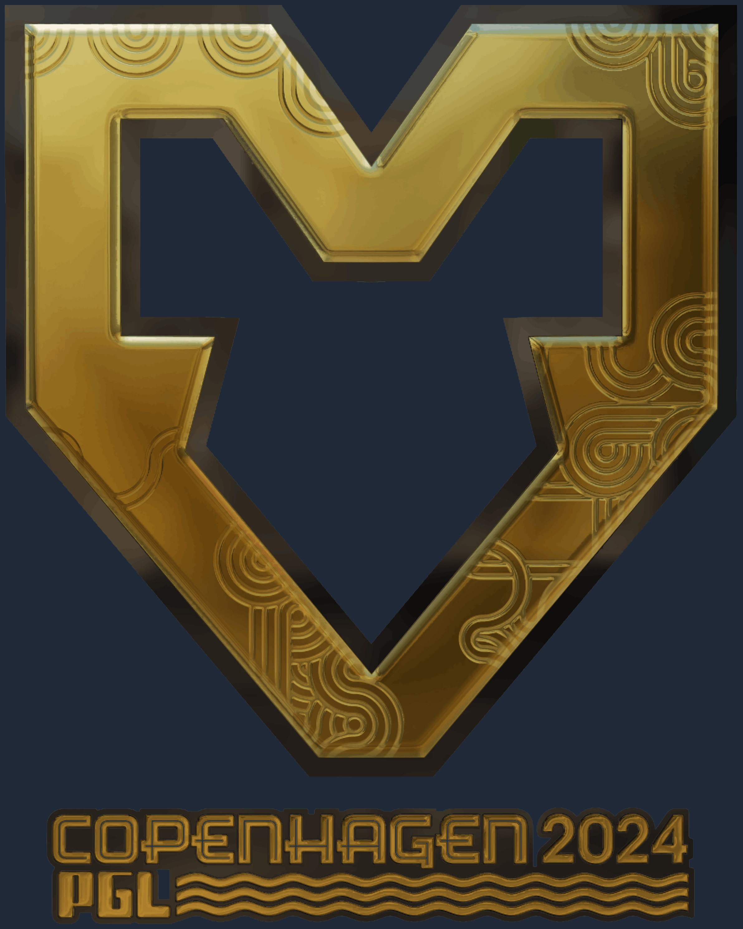 Sticker | MOUZ (Gold) | Copenhagen 2024 Screenshot