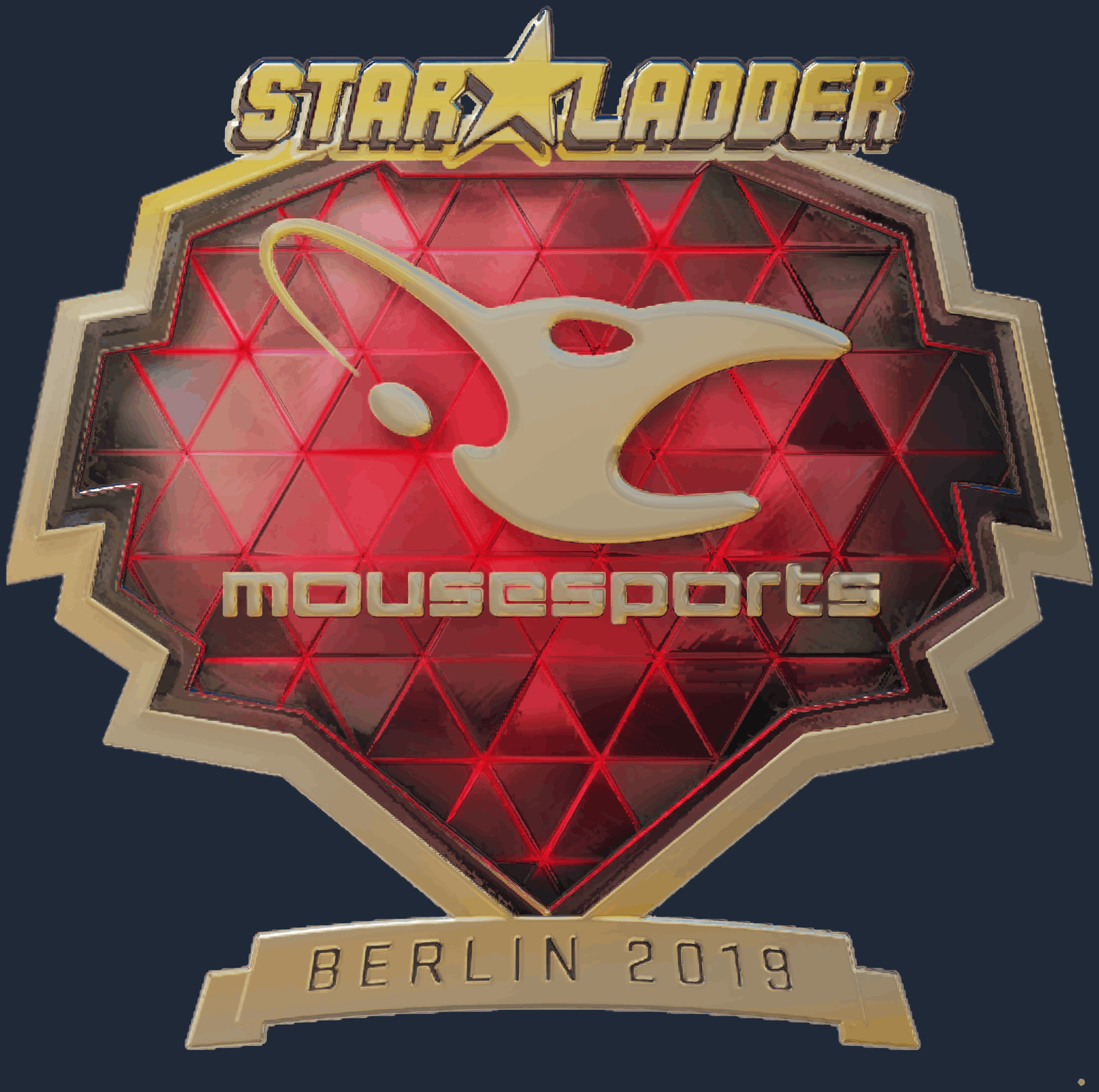 Sticker | mousesports (Gold) | Berlin 2019 Screenshot