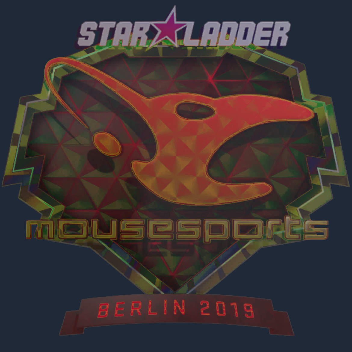 Sticker | mousesports (Holo) | Berlin 2019 Screenshot