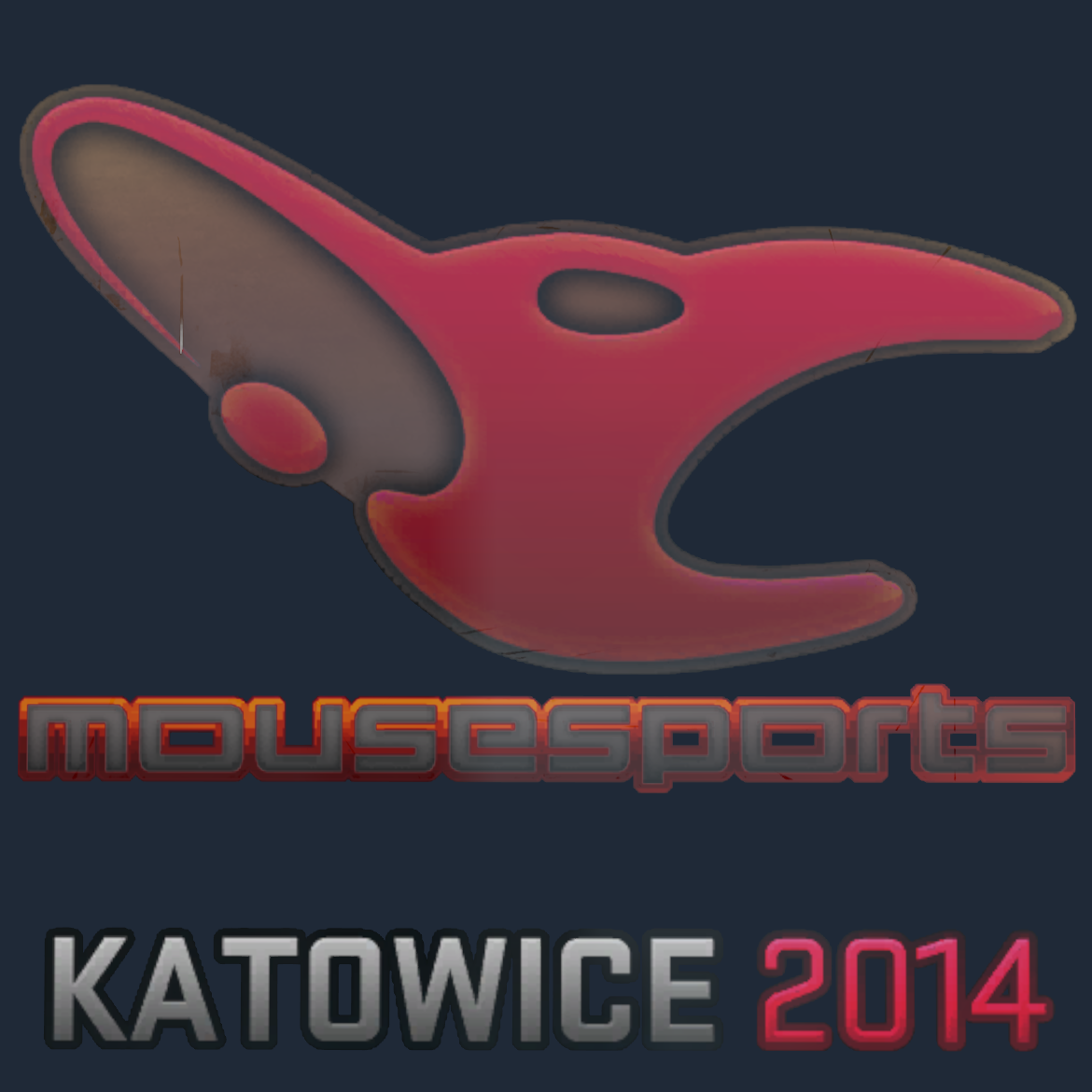 Sticker | mousesports (Holo) | Katowice 2014 Screenshot