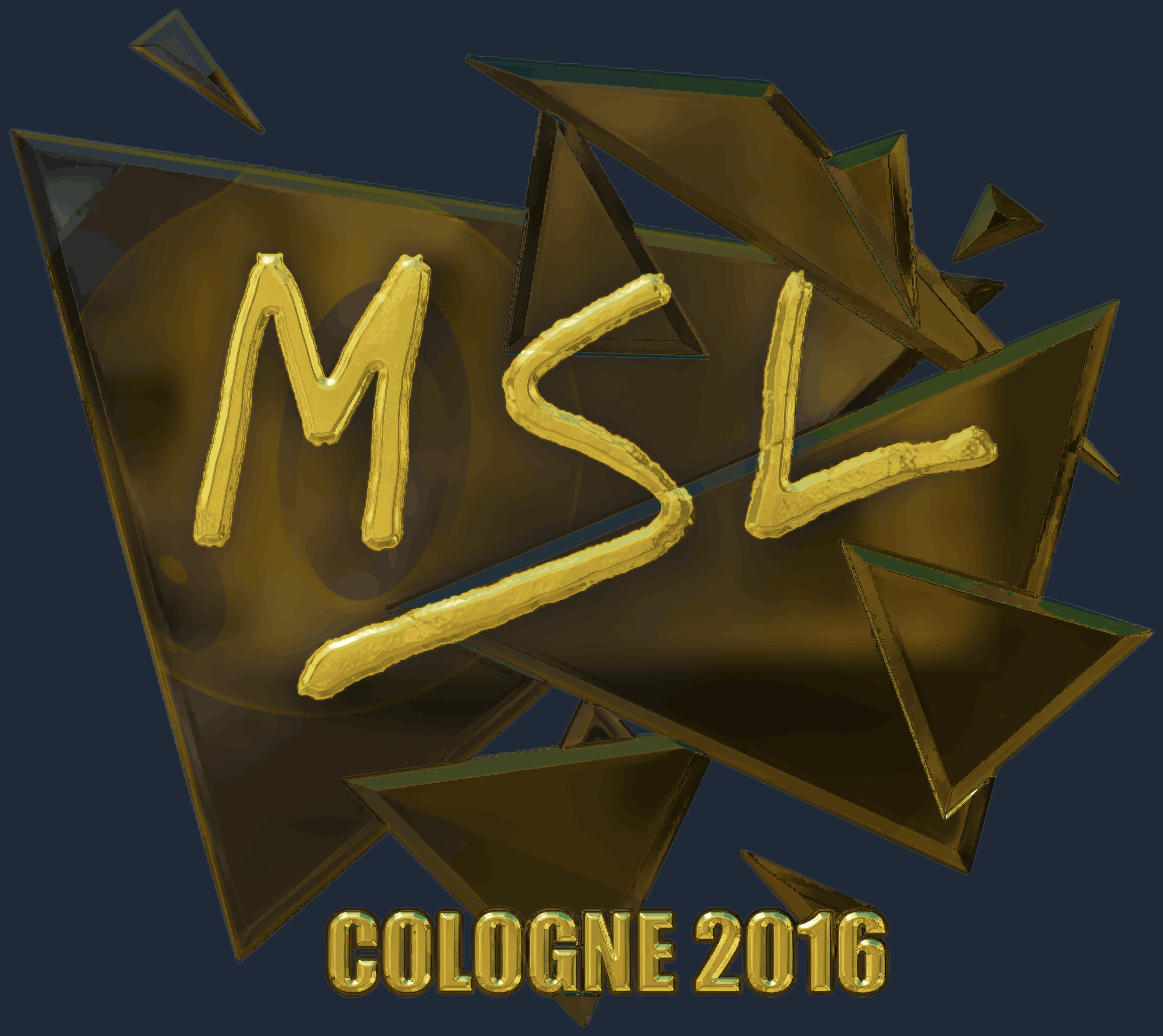 Sticker | MSL (Gold) | Cologne 2016 Screenshot