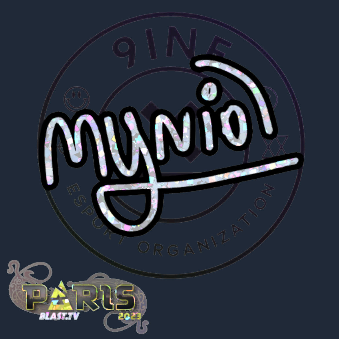 Sticker | mynio (Glitter) | Paris 2023 Screenshot