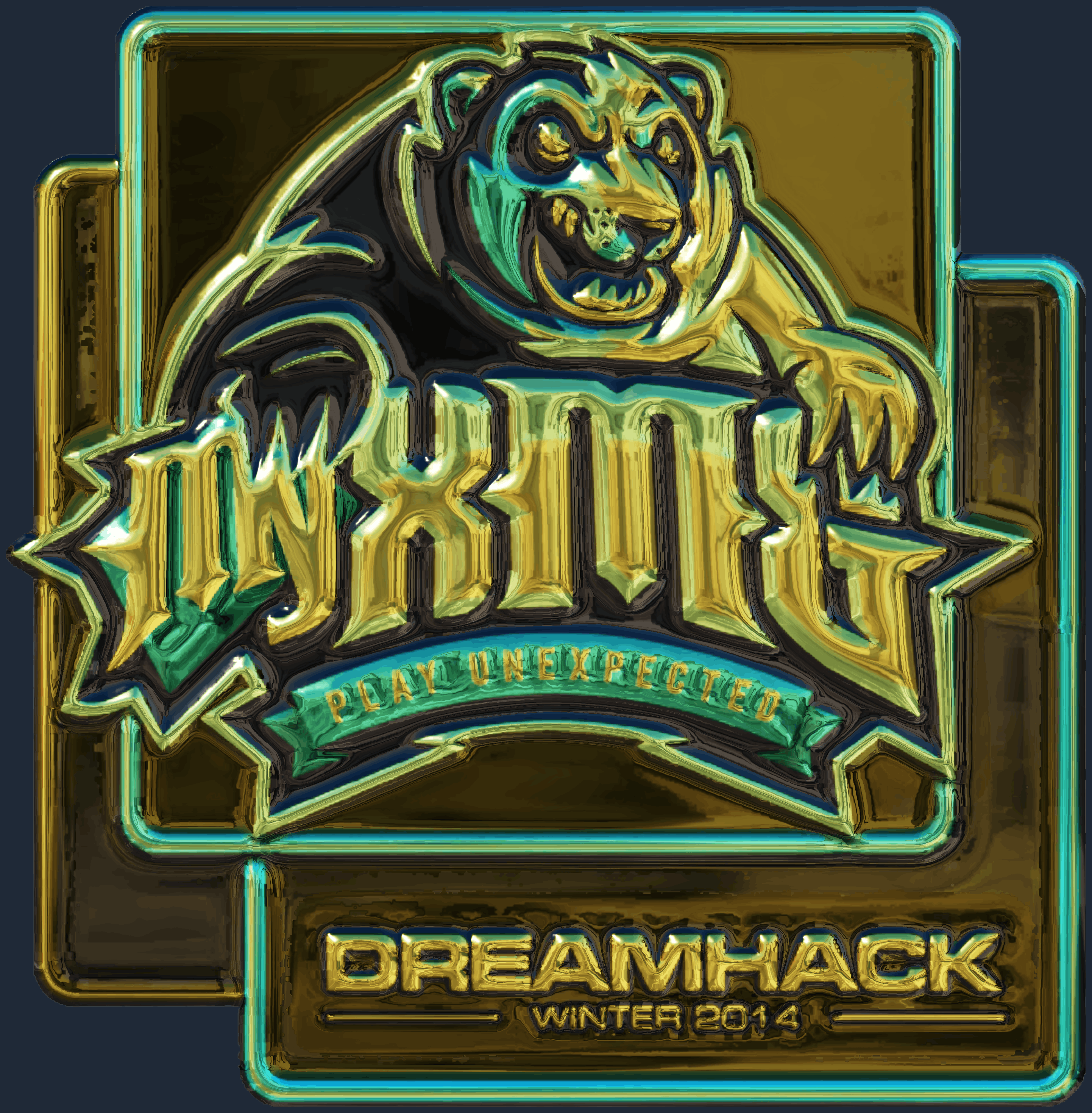 Sticker | myXMG (Gold) | DreamHack 2014 Screenshot