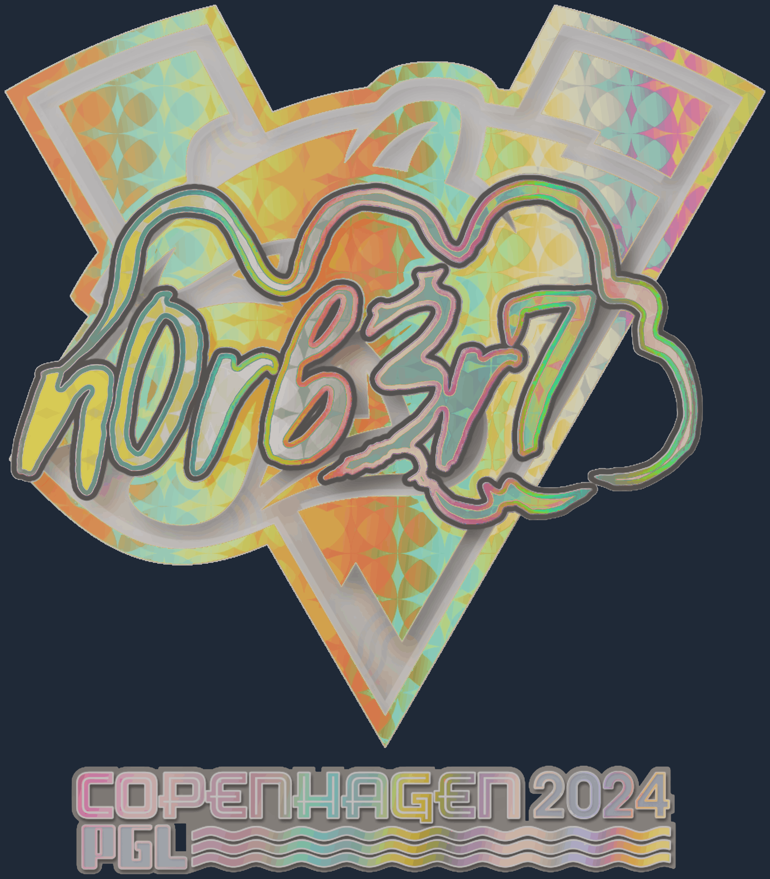 Sticker | n0rb3r7 (Holo) | Copenhagen 2024 Screenshot
