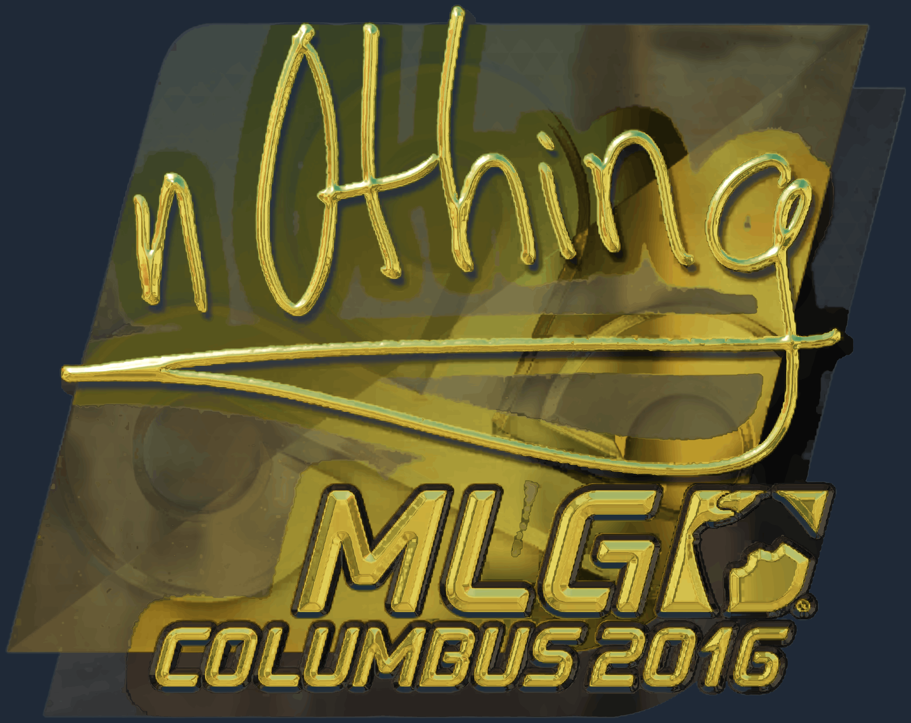 Sticker | n0thing (Gold) | MLG Columbus 2016 Screenshot