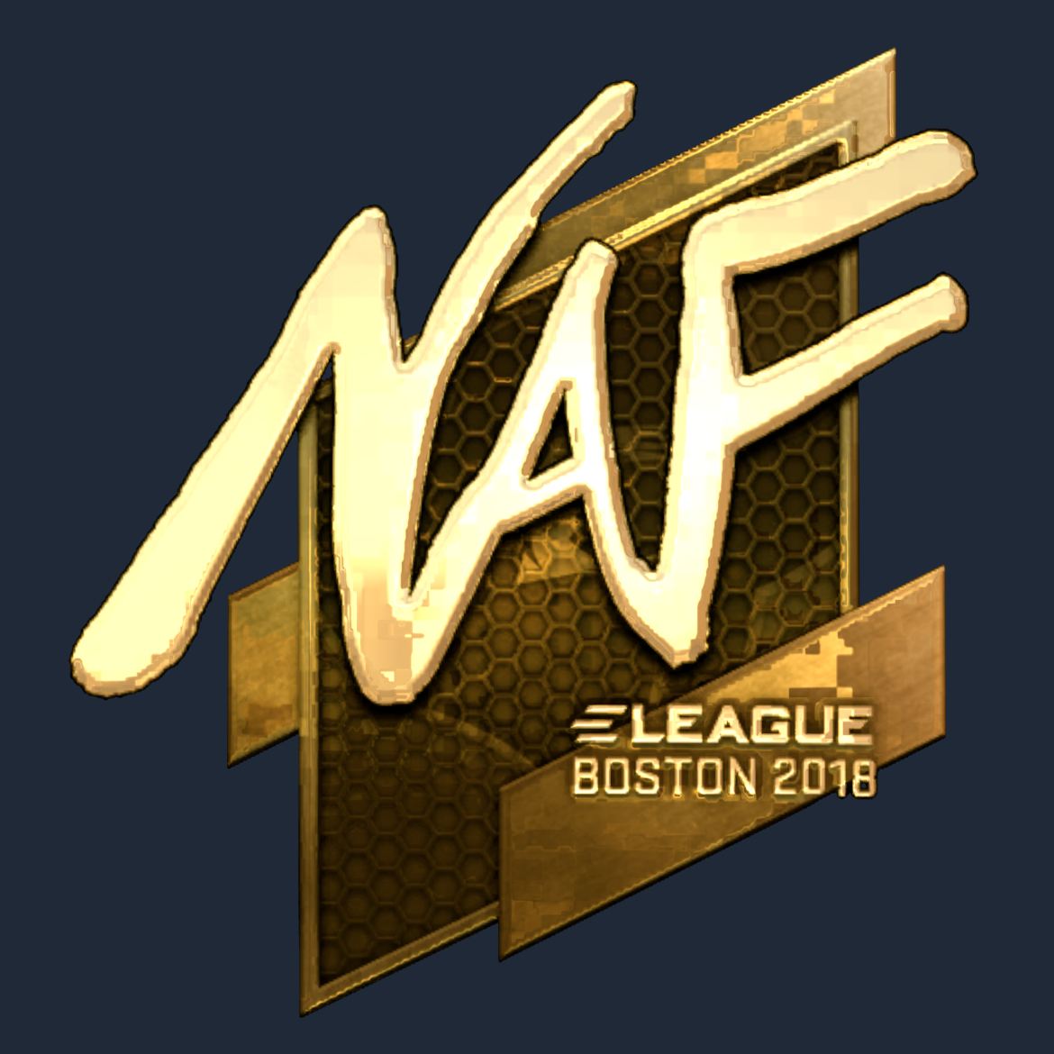 Sticker | NAF (Gold) | Boston 2018 Screenshot