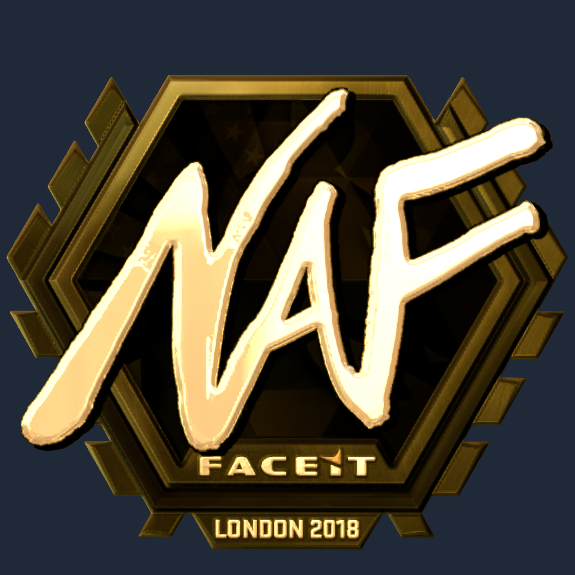 Sticker | NAF (Gold) | London 2018 Screenshot
