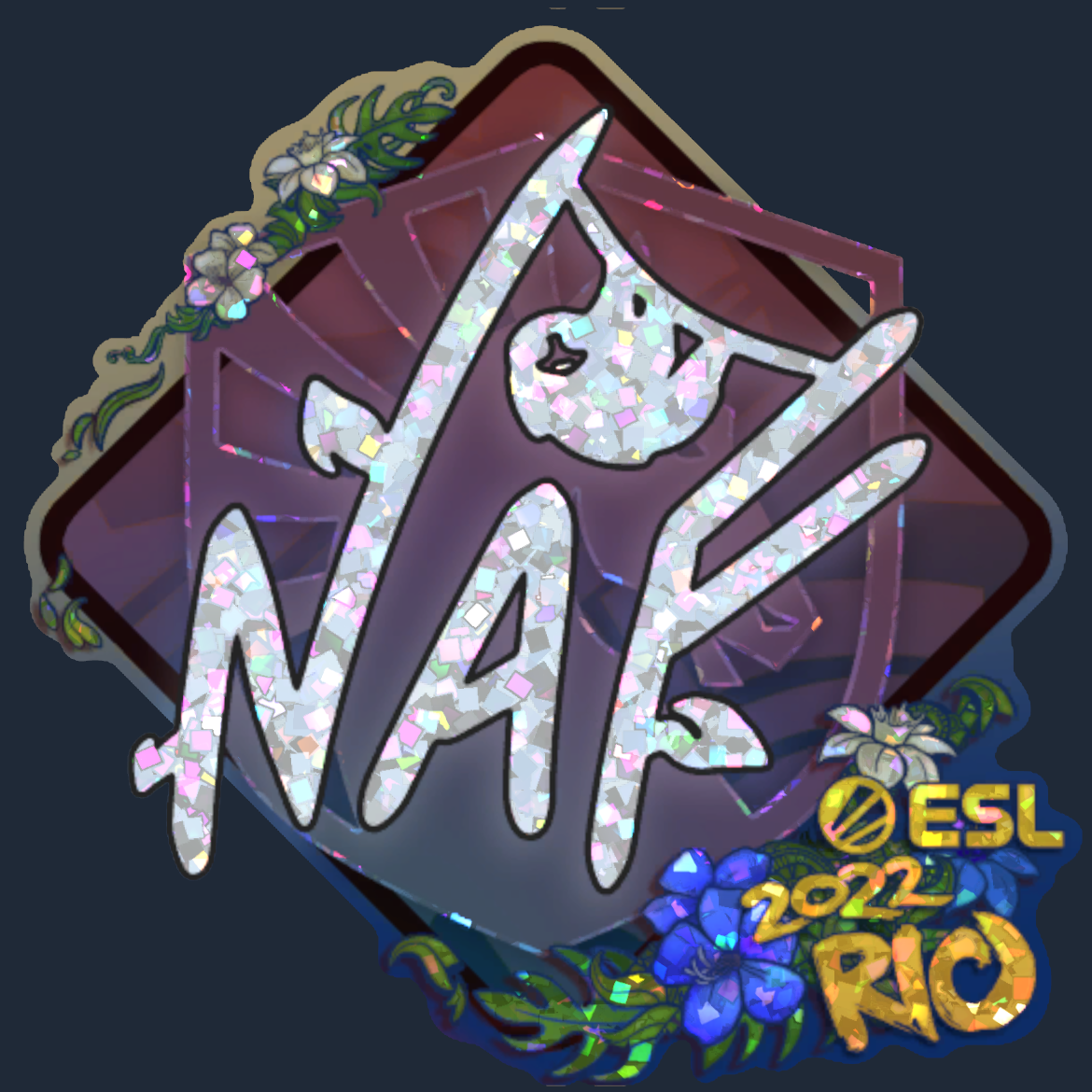 Sticker | NAF (Glitter) | Rio 2022 Screenshot