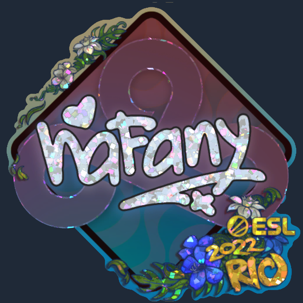 Sticker | nafany (Glitter) | Rio 2022 Screenshot