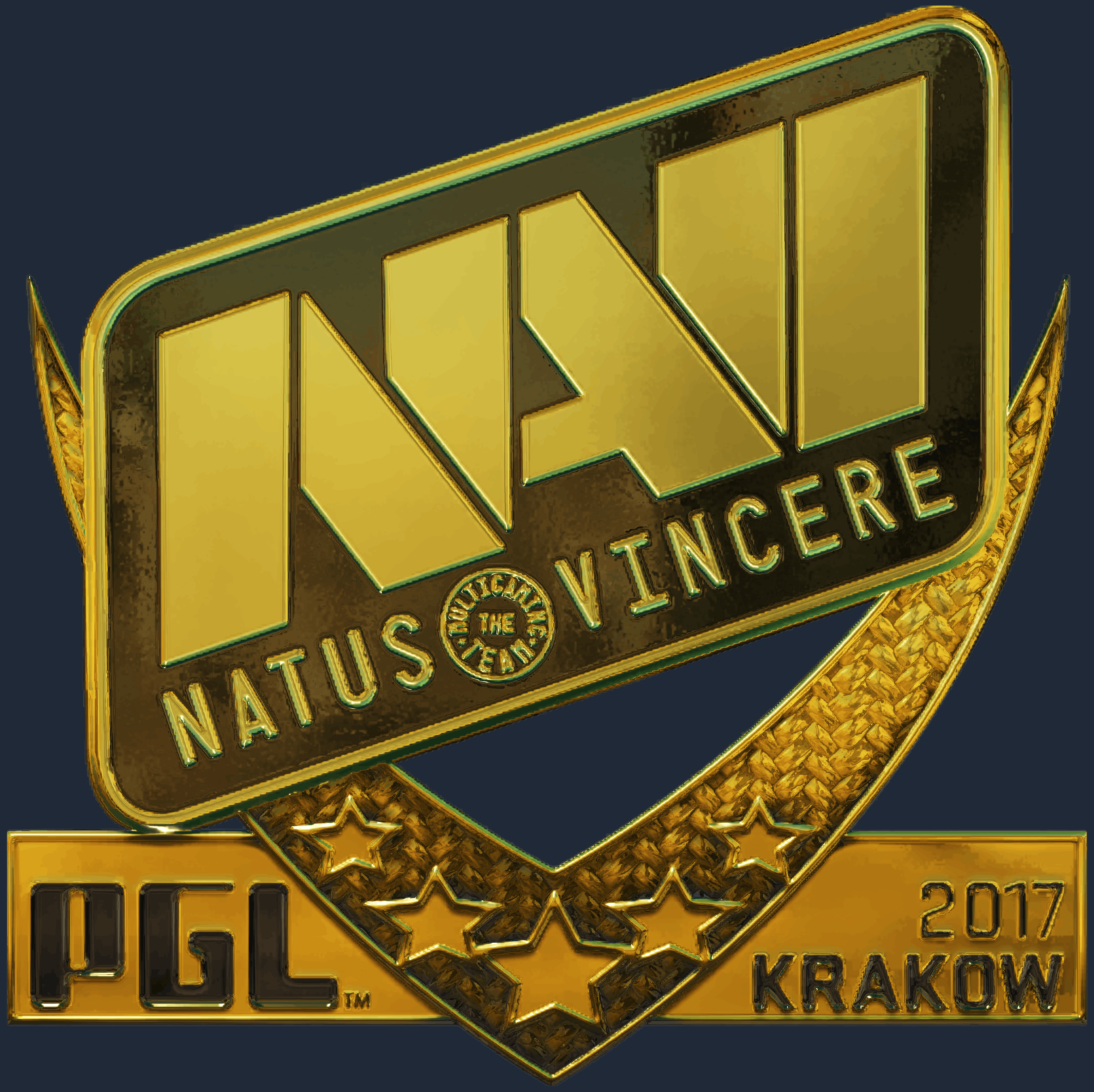 Sticker | Natus Vincere (Gold) | Krakow 2017 Screenshot