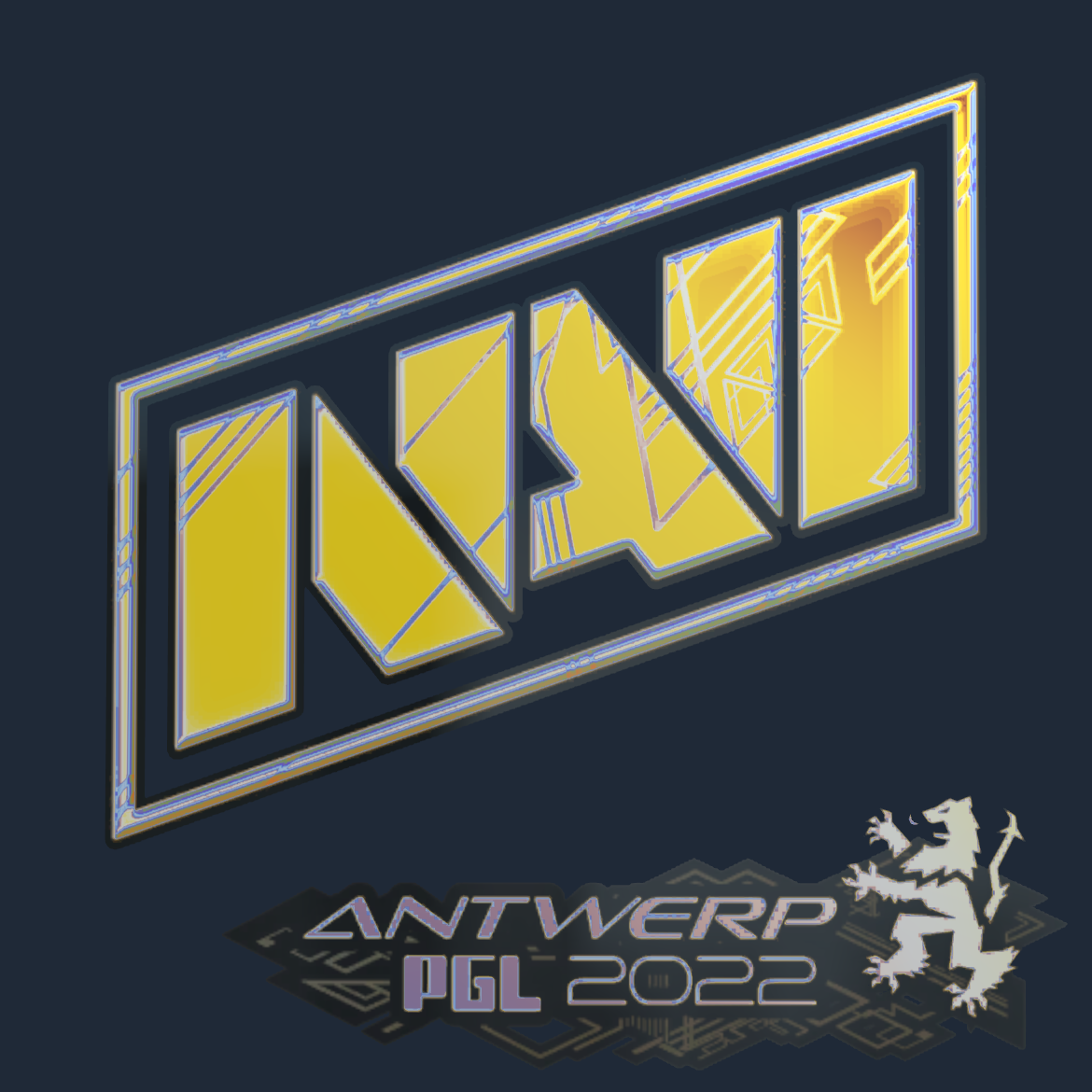 Sticker | Natus Vincere (Holo) | Antwerp 2022 Screenshot