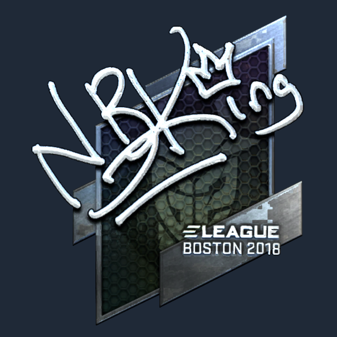 Sticker | NBK- (Foil) | Boston 2018 Screenshot