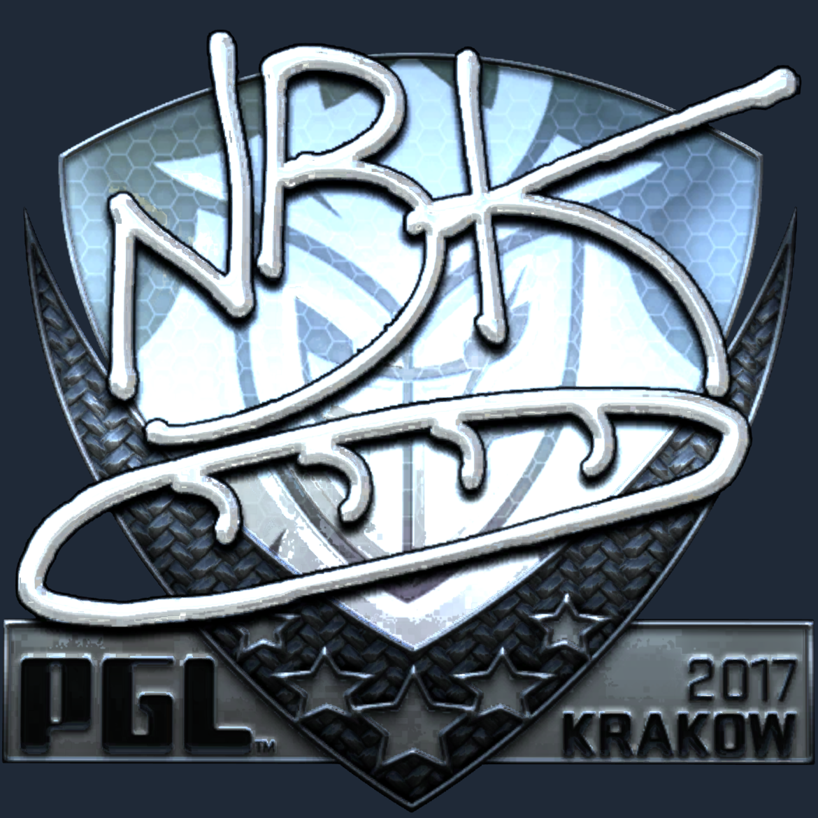 Sticker | NBK- (Foil) | Krakow 2017 Screenshot