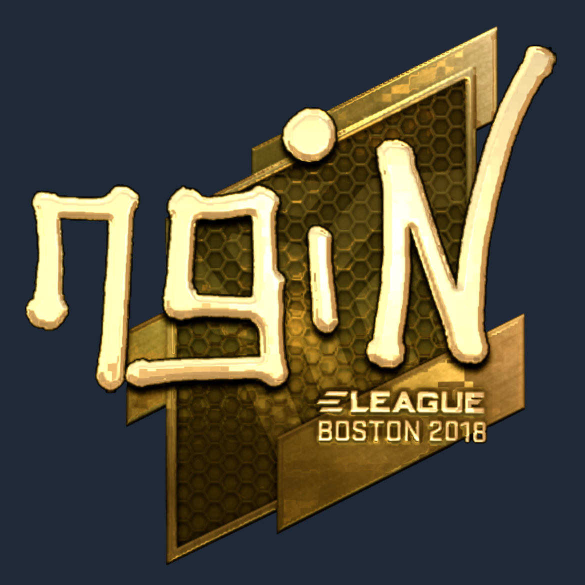 Sticker | ngiN (Gold) | Boston 2018 Screenshot