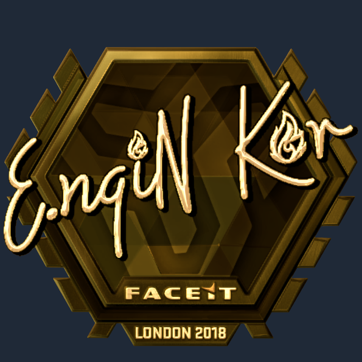 Sticker | ngiN (Gold) | London 2018 Screenshot
