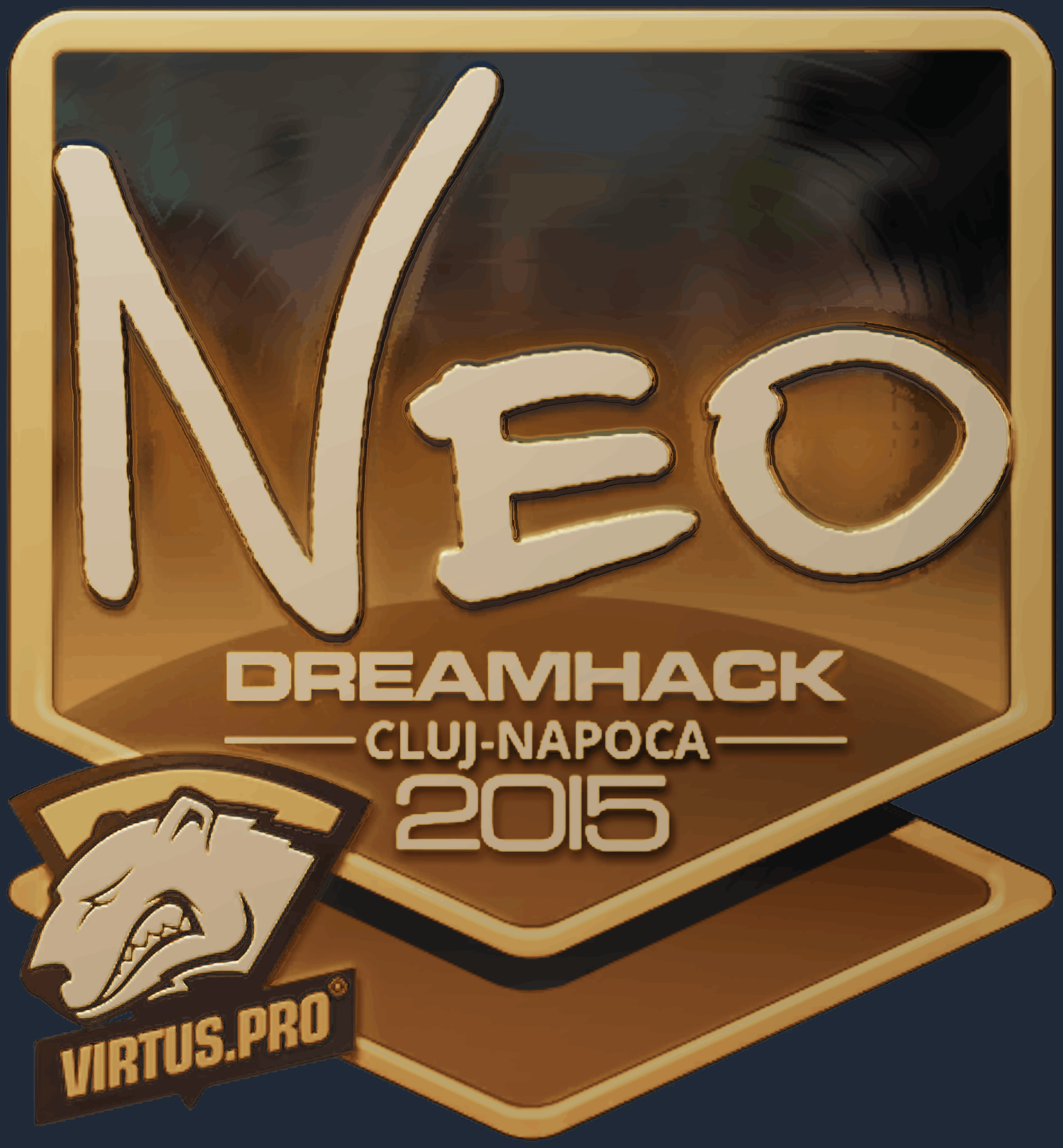 Sticker | NEO (Gold) | Cluj-Napoca 2015 Screenshot