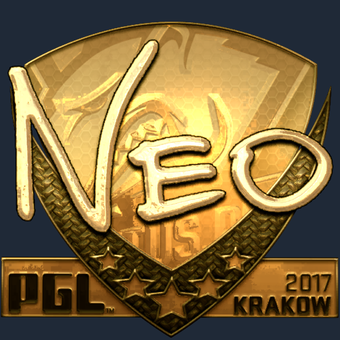 Sticker | NEO (Gold) | Krakow 2017 Screenshot
