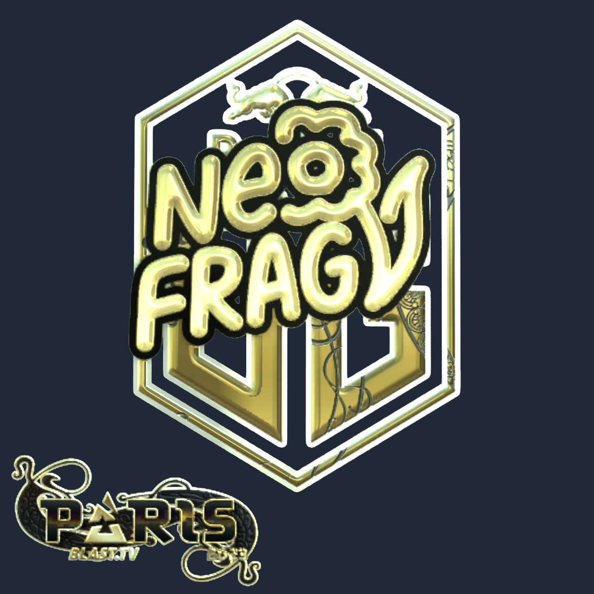 Sticker | NEOFRAG (Gold) | Paris 2023 Screenshot