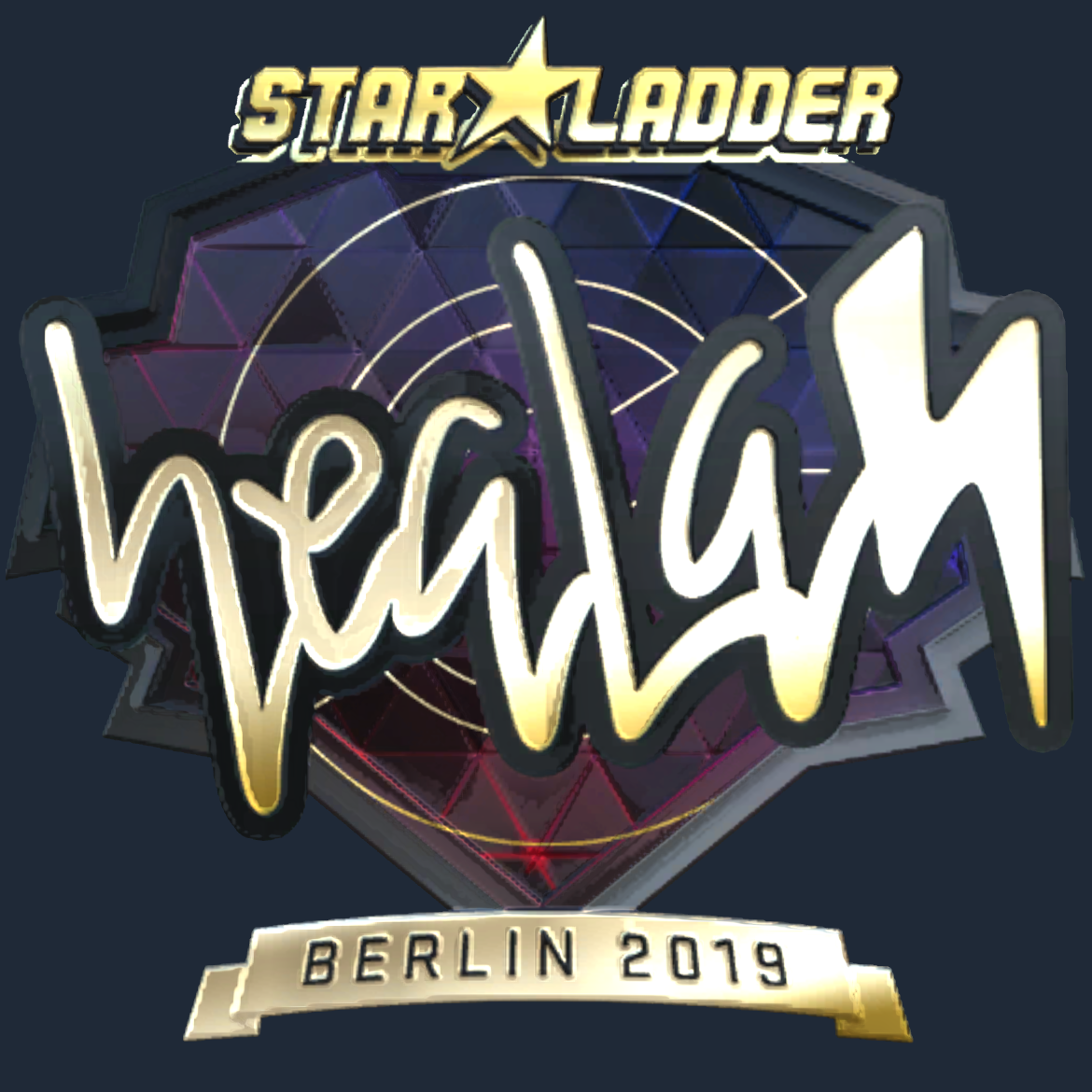 Sticker | neaLaN (Gold) | Berlin 2019 Screenshot