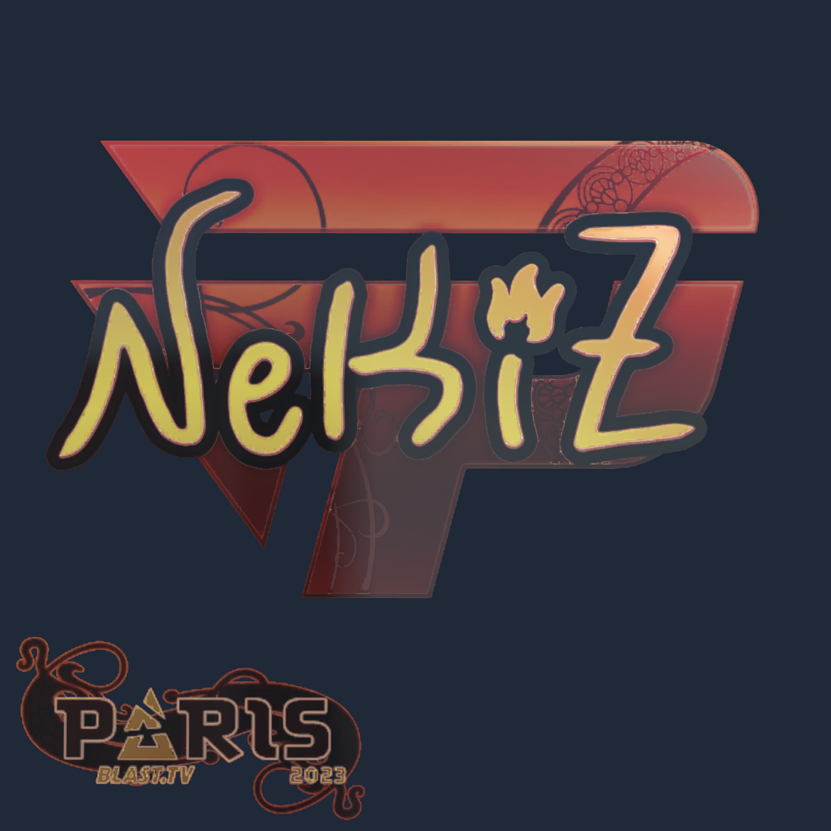 Sticker | NEKiZ (Holo) | Paris 2023 Screenshot