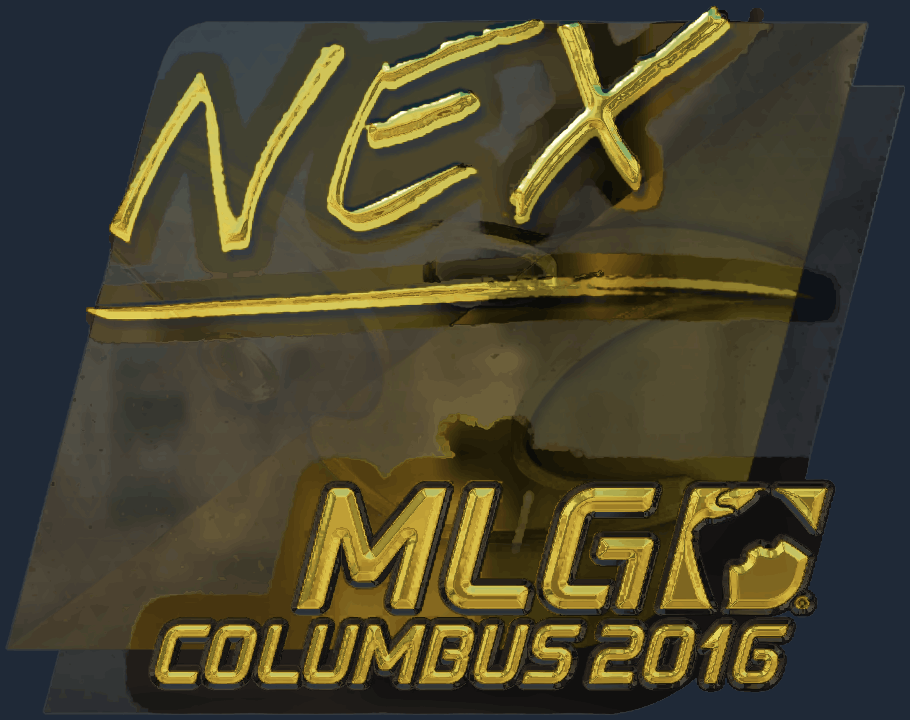 Sticker | nex (Gold) | MLG Columbus 2016 Screenshot