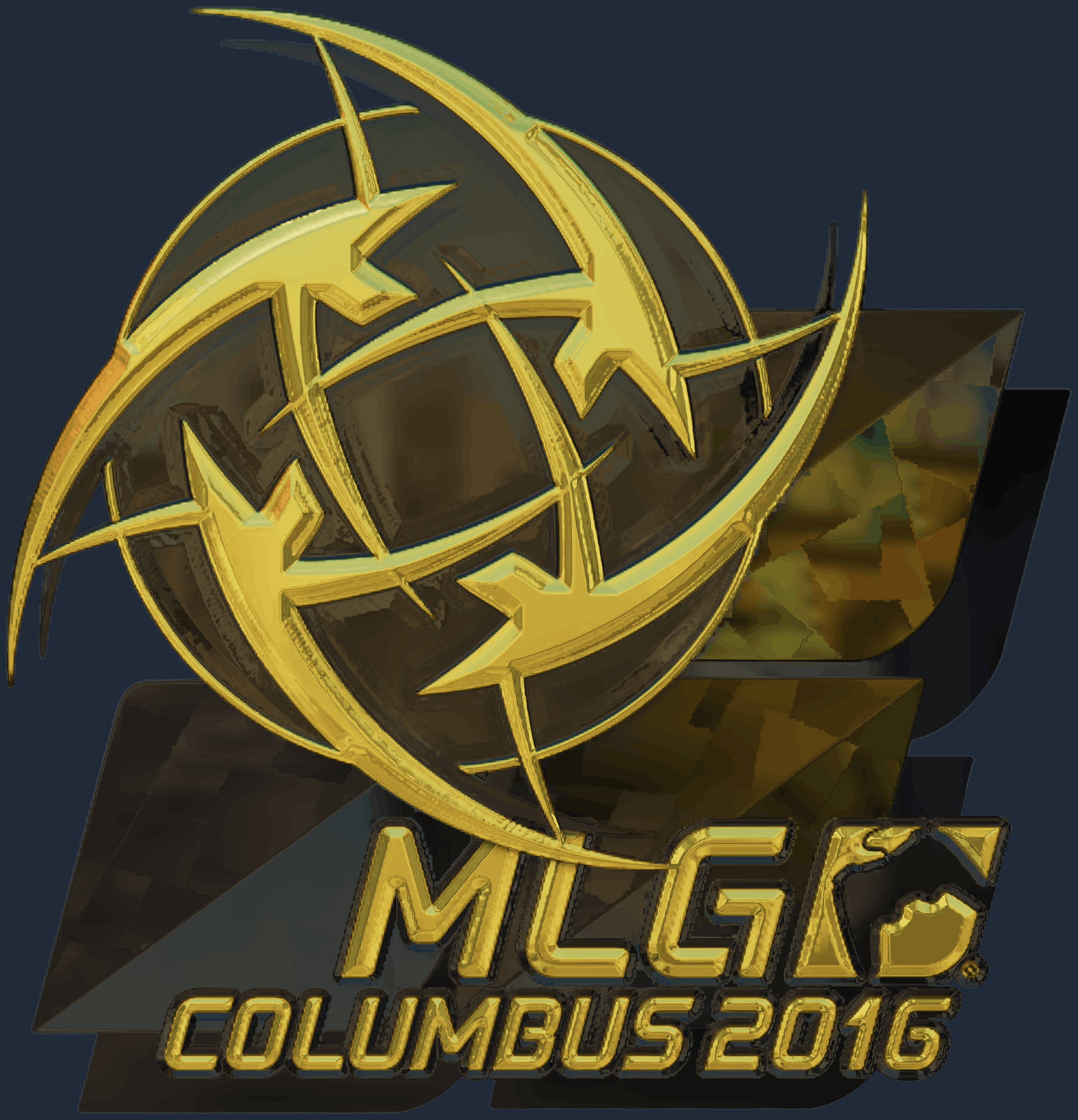 Sticker | Ninjas in Pyjamas (Gold) | MLG Columbus 2016 Screenshot