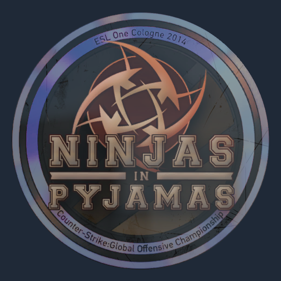 Sticker | Ninjas in Pyjamas (Holo) | Cologne 2014 Screenshot