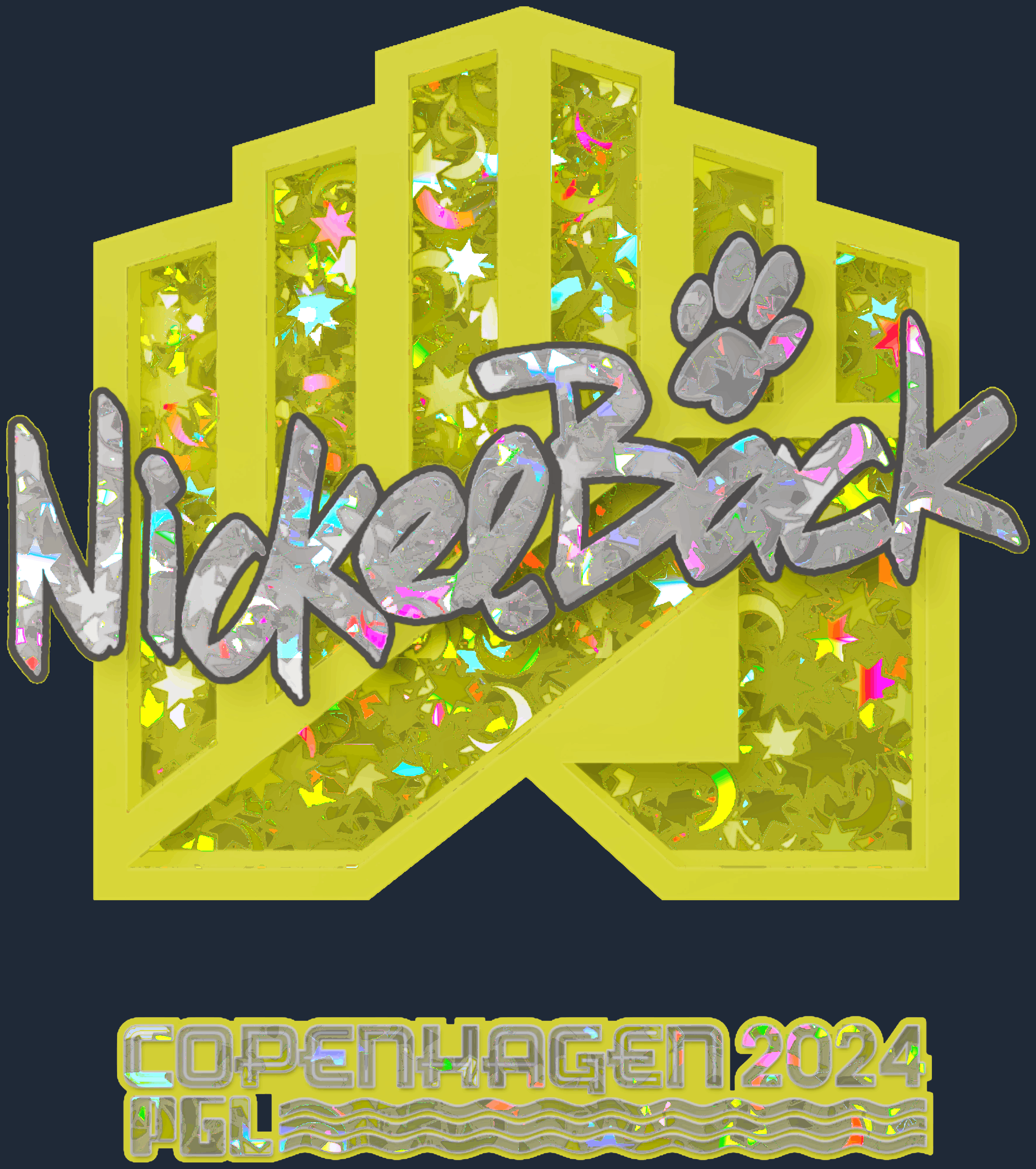 Sticker | NickelBack (Glitter) | Copenhagen 2024 Screenshot