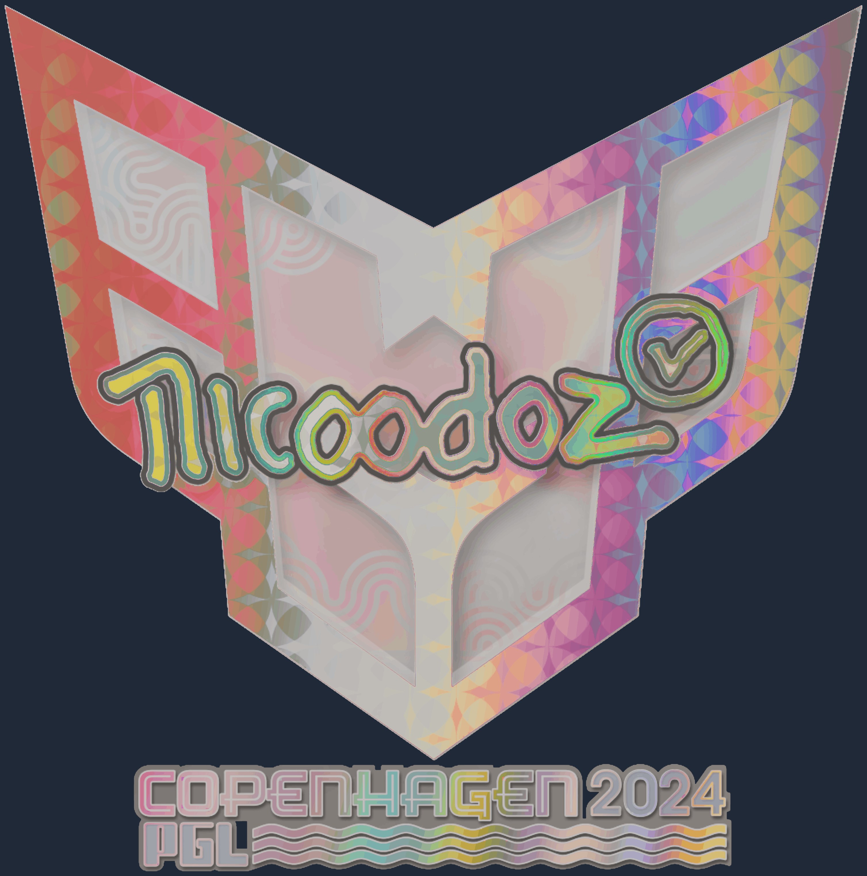 Sticker | nicoodoz (Holo) | Copenhagen 2024 Screenshot